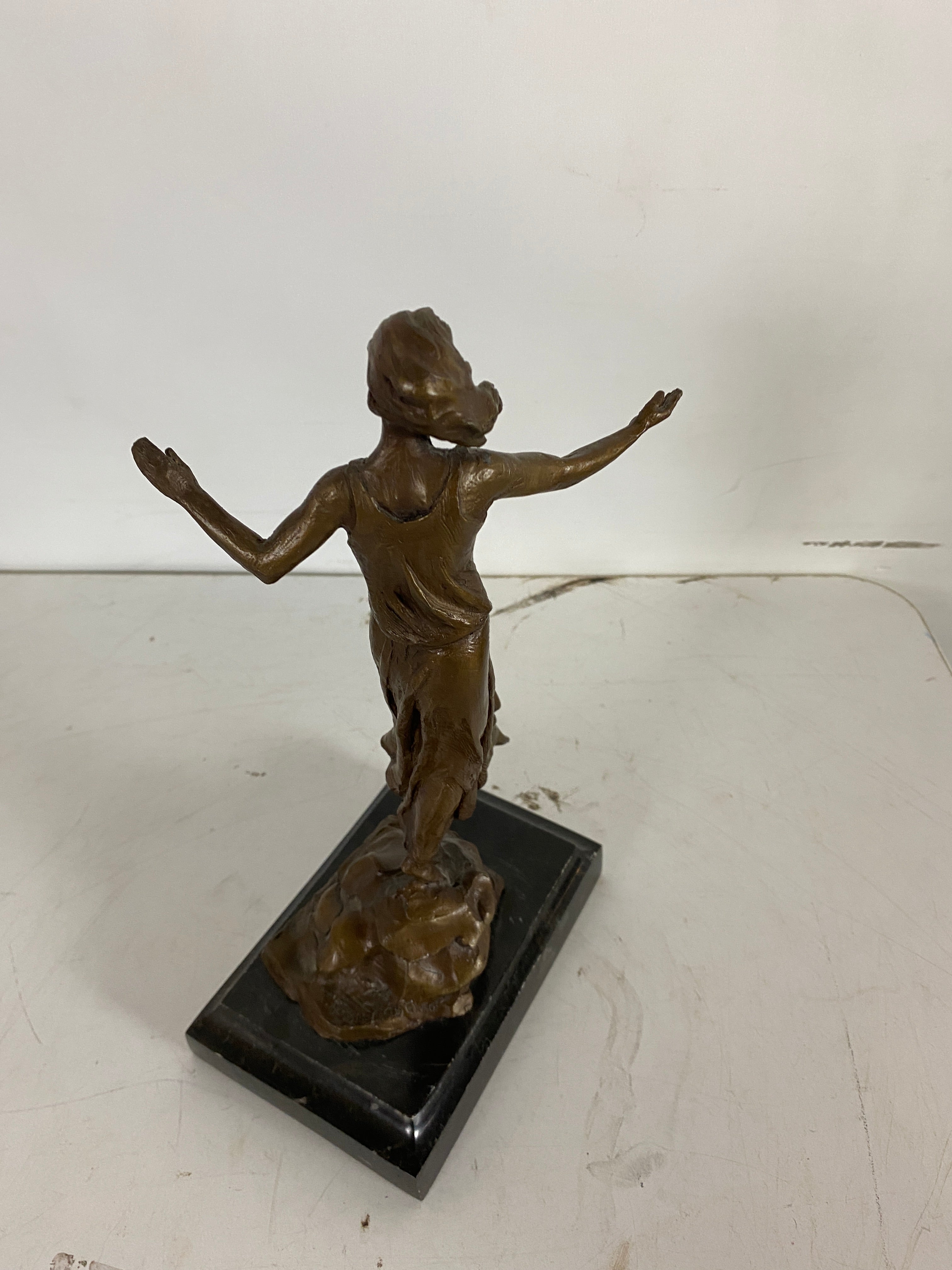 Anthony Frudakis Bronze Woman Sculpture