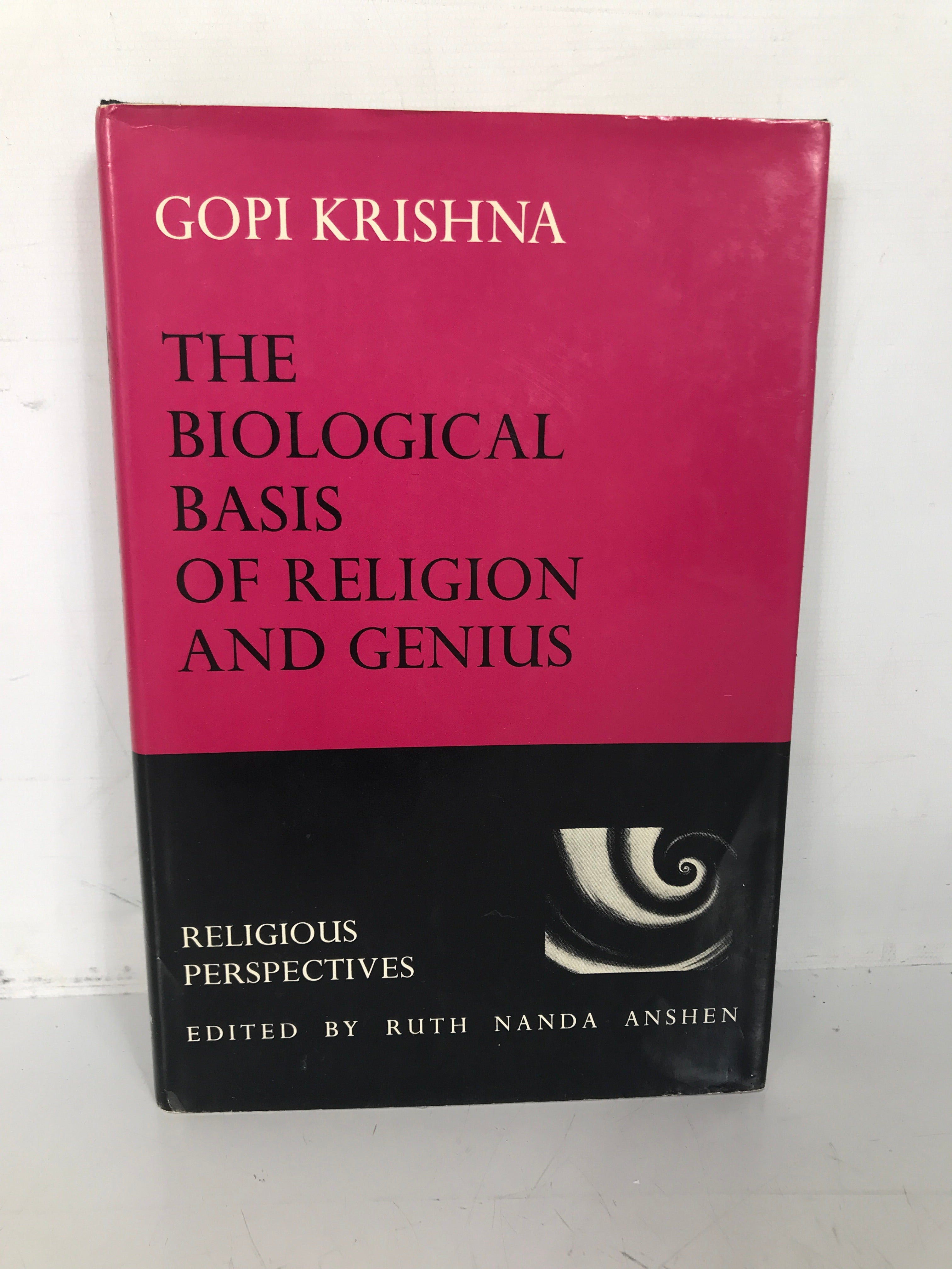 The Biological Basis of Religion & Genius Gopi Krishna 1972 1st Ed HCDJ