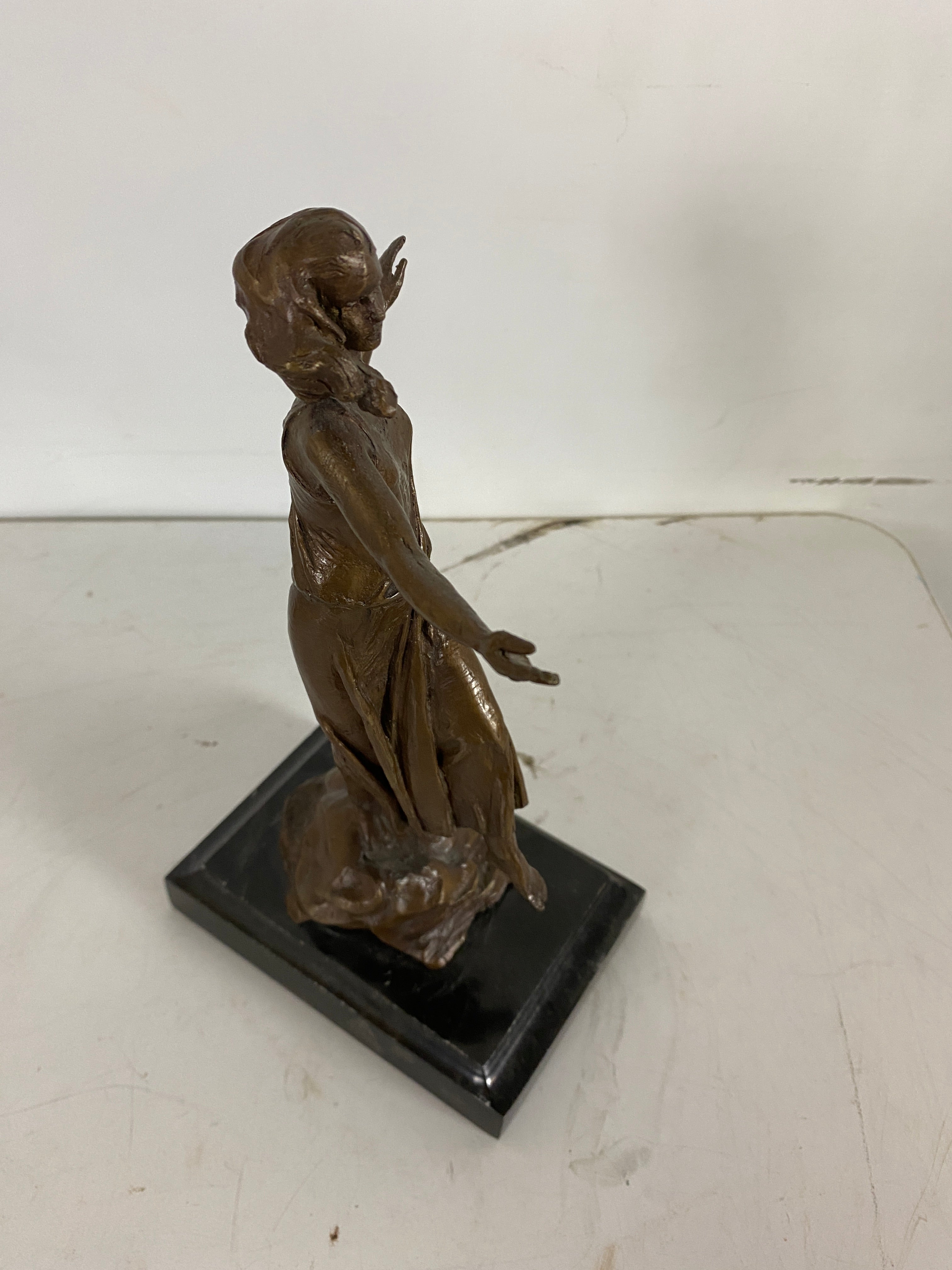Anthony Frudakis Bronze Woman Sculpture