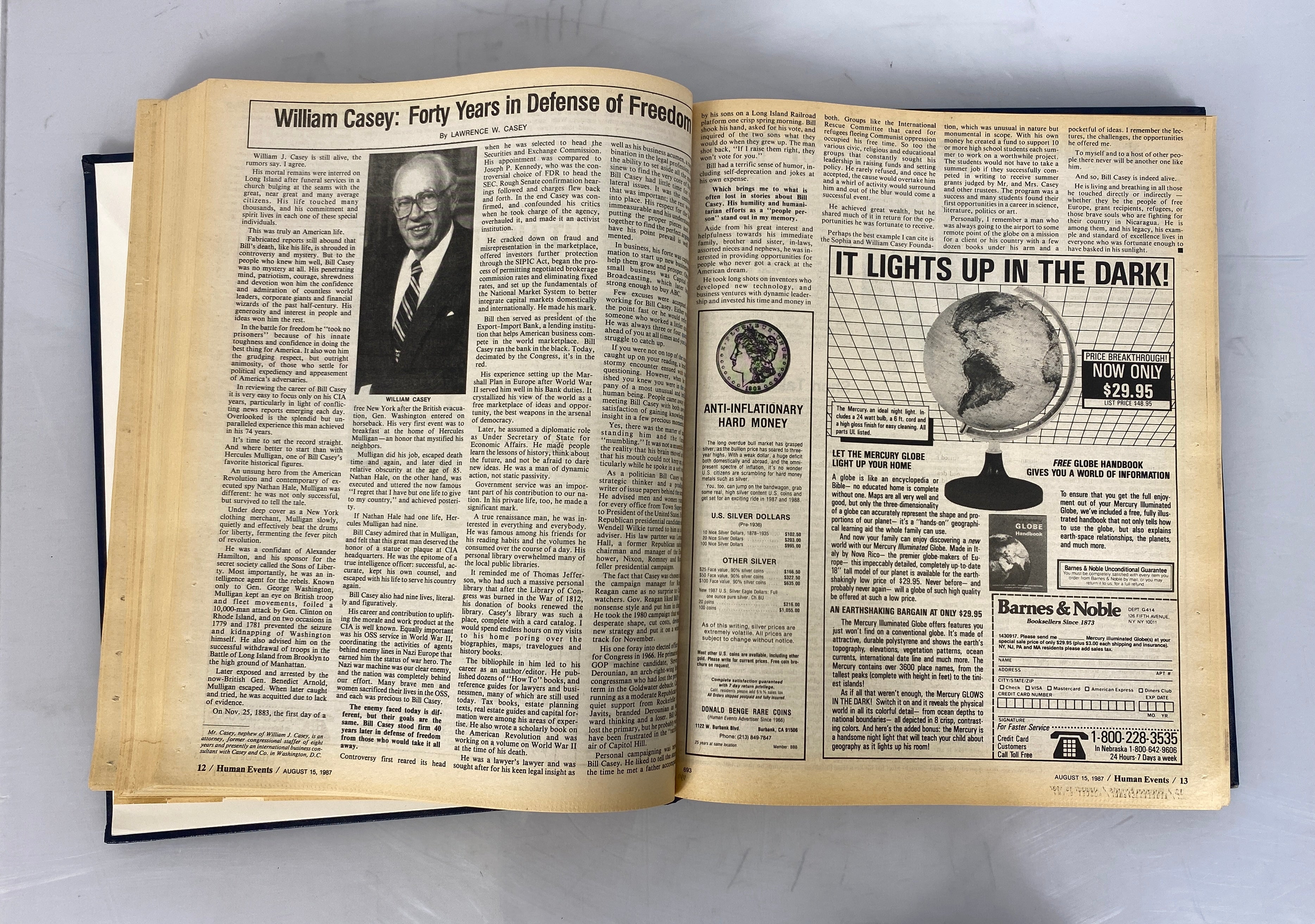 3 Volumes: Human Events The National Conservative Weekly Vintage HC