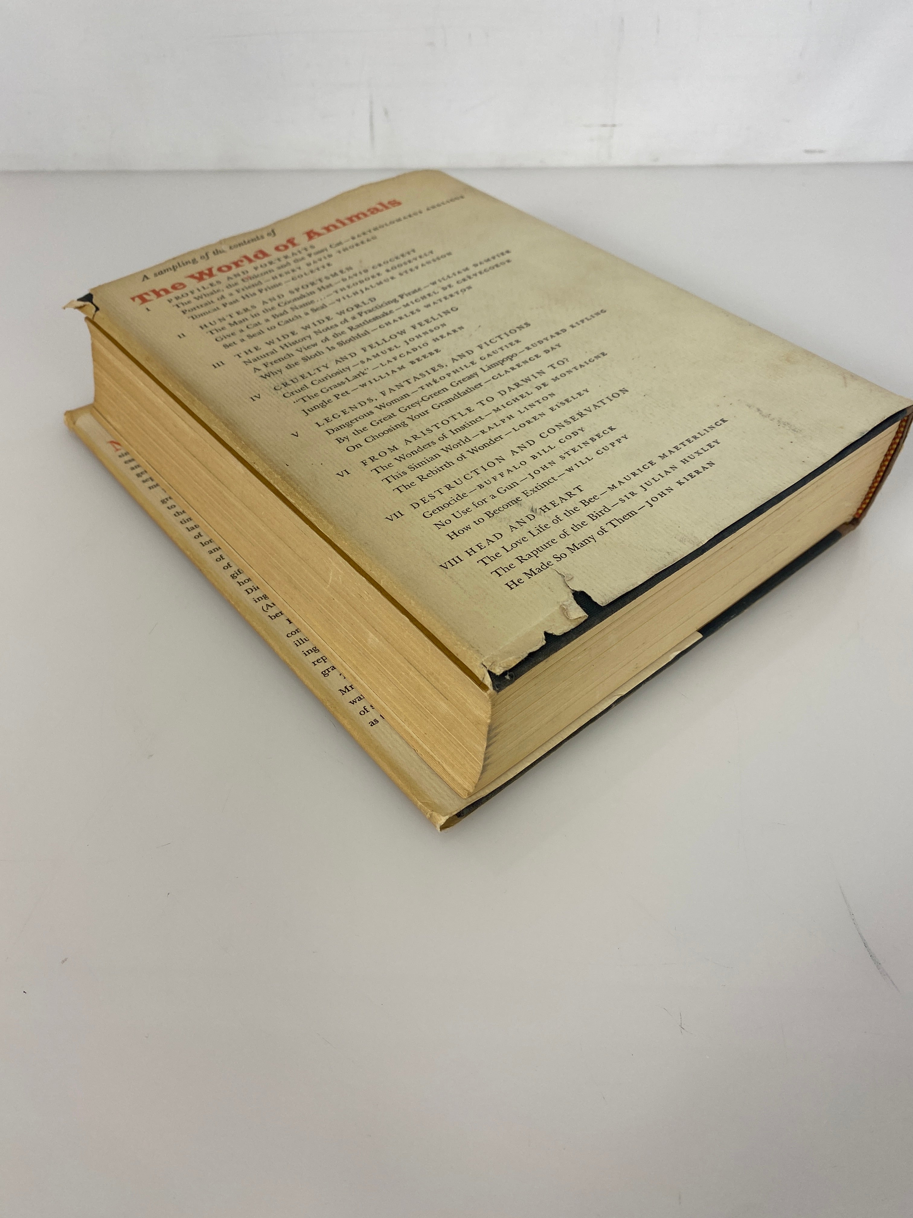 The World of Animals Joseph Wood Krutch HC 1961