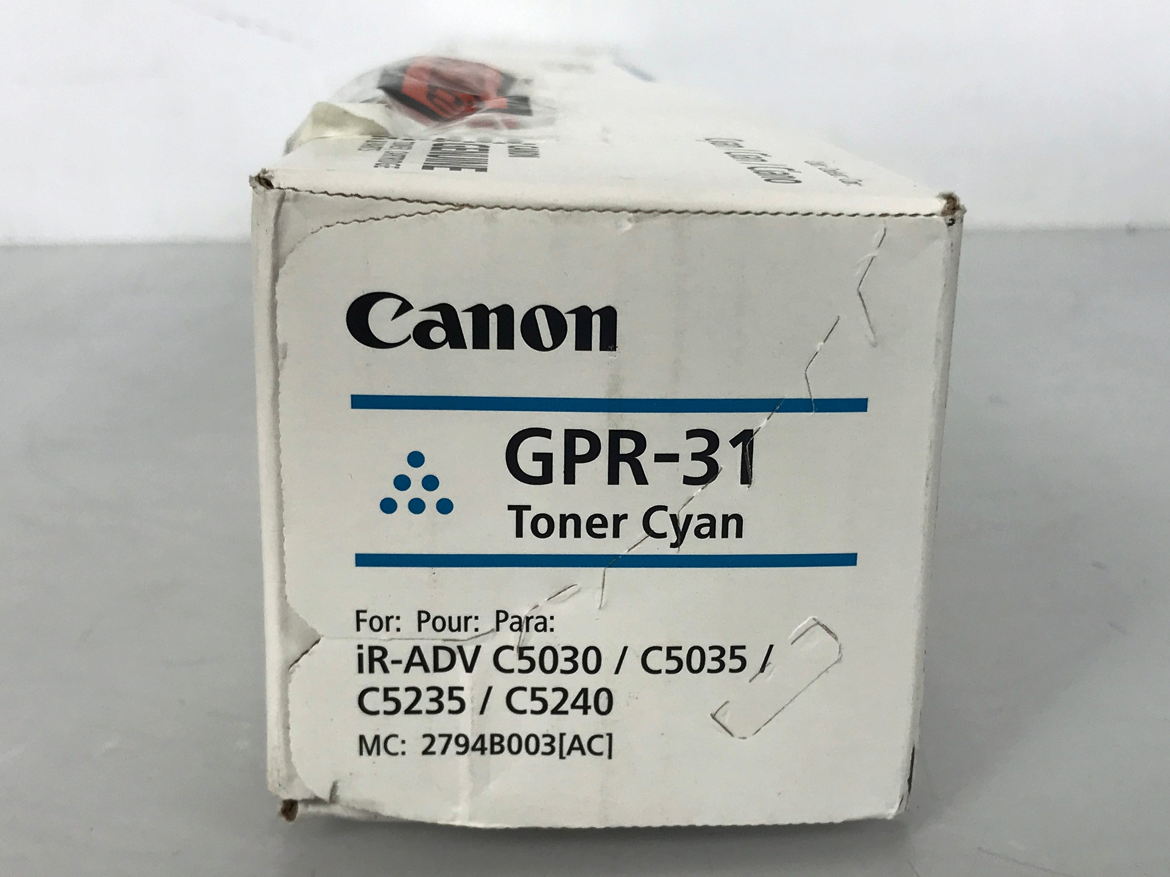 Canon GPR-31 Cyan Toner Cartridge