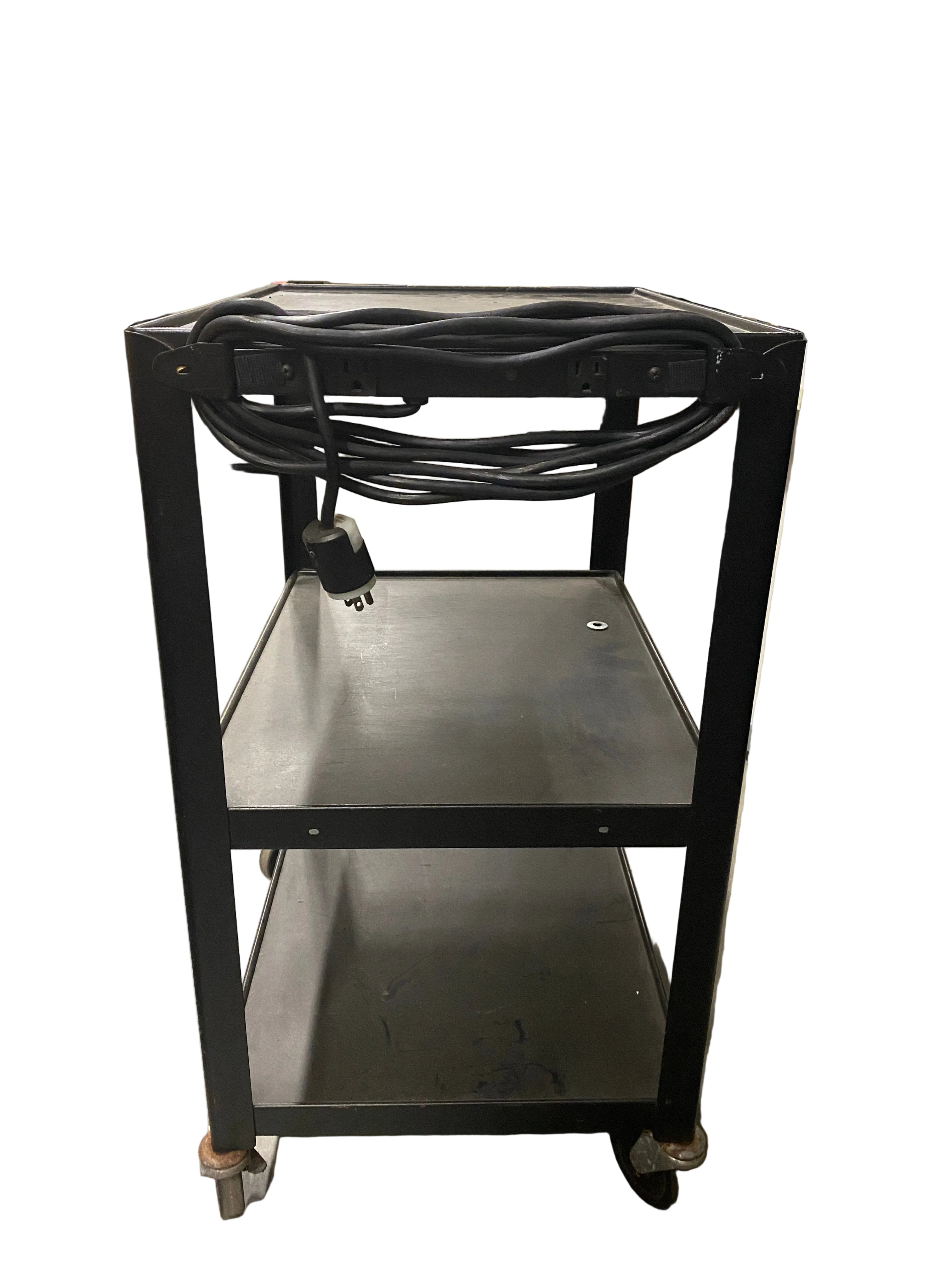 Metal 3 Tier Media Cart