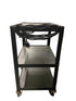 Metal 3 Tier Media Cart