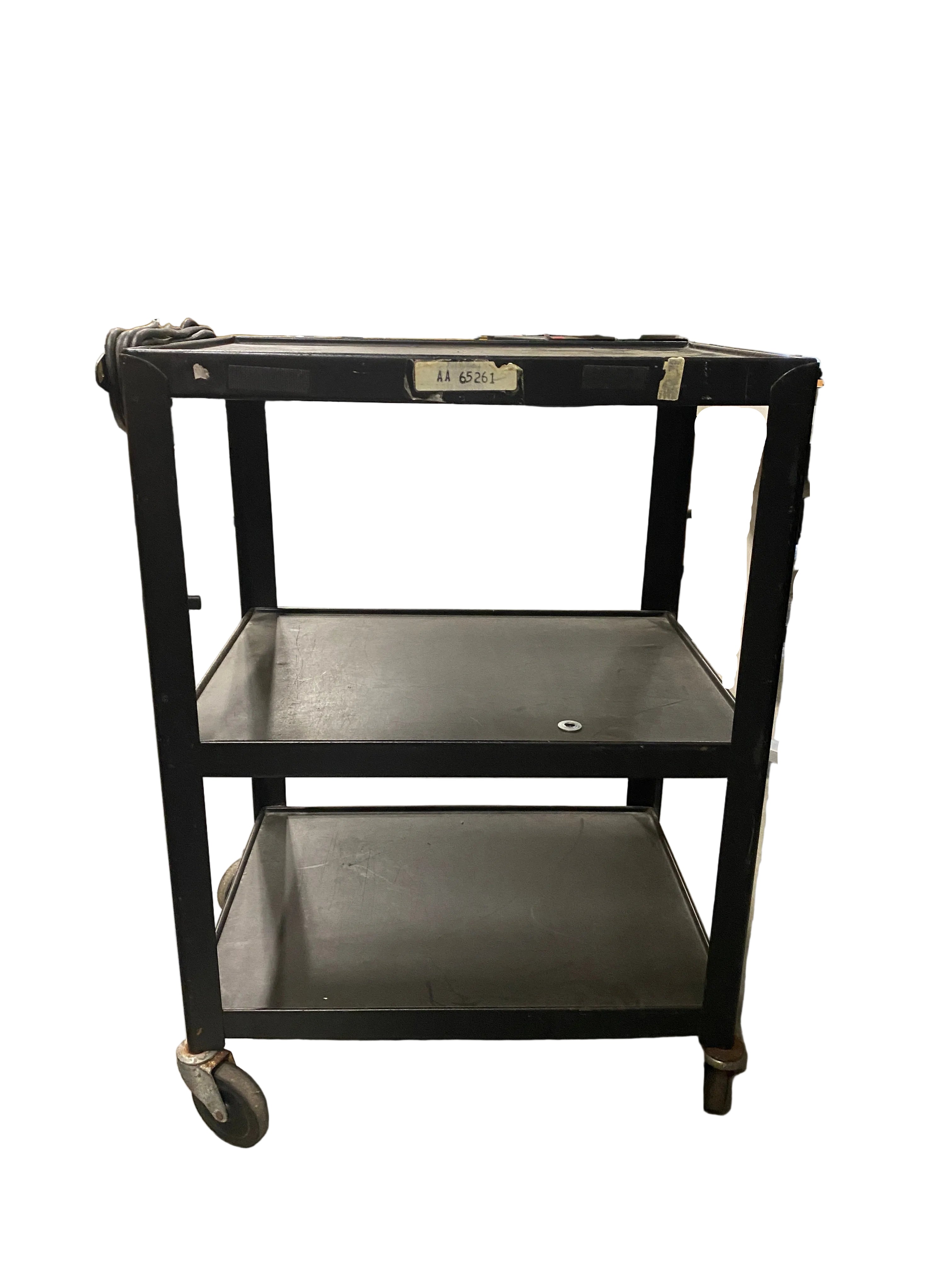 Metal 3 Tier Media Cart