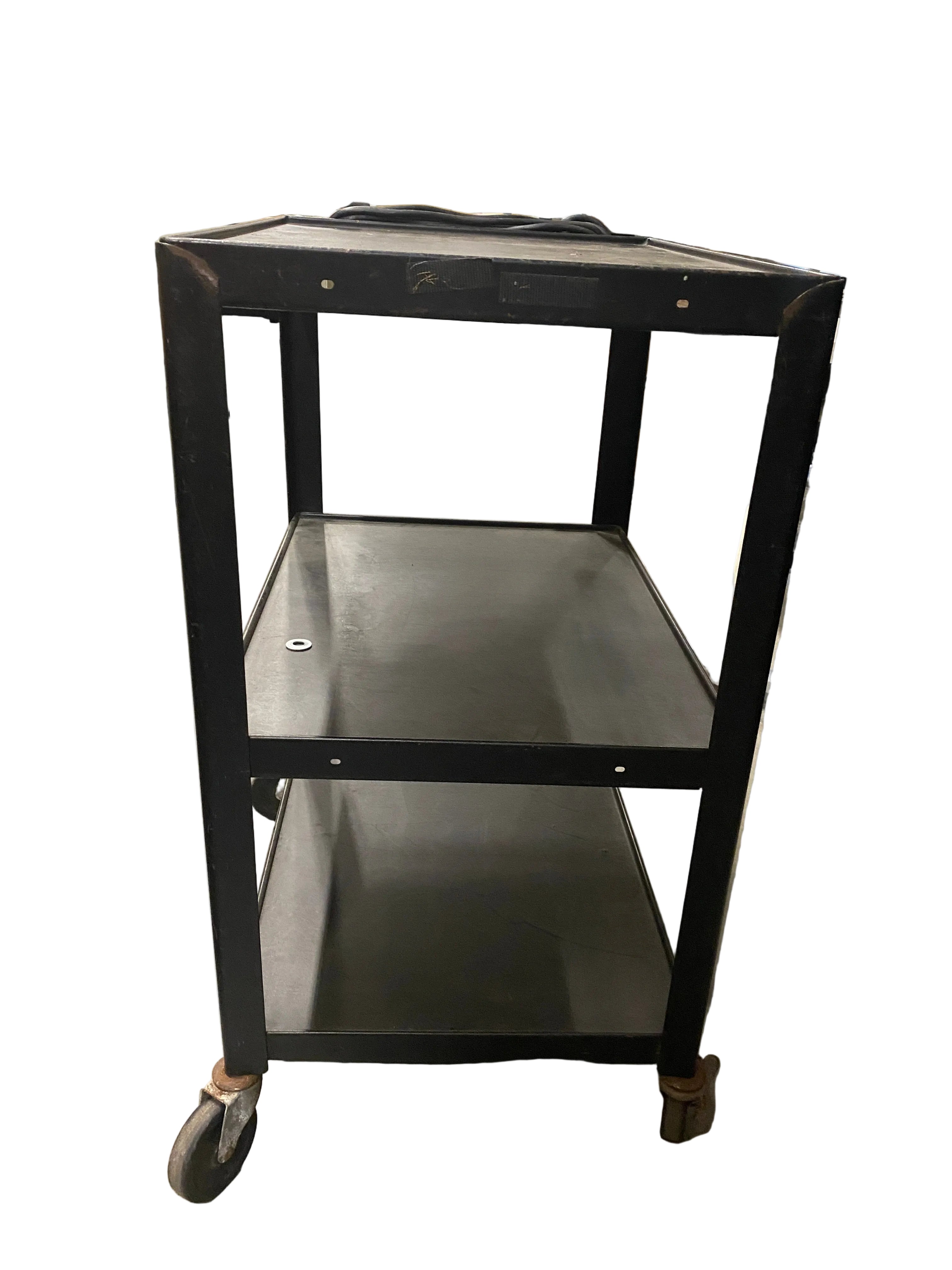 Metal 3 Tier Media Cart