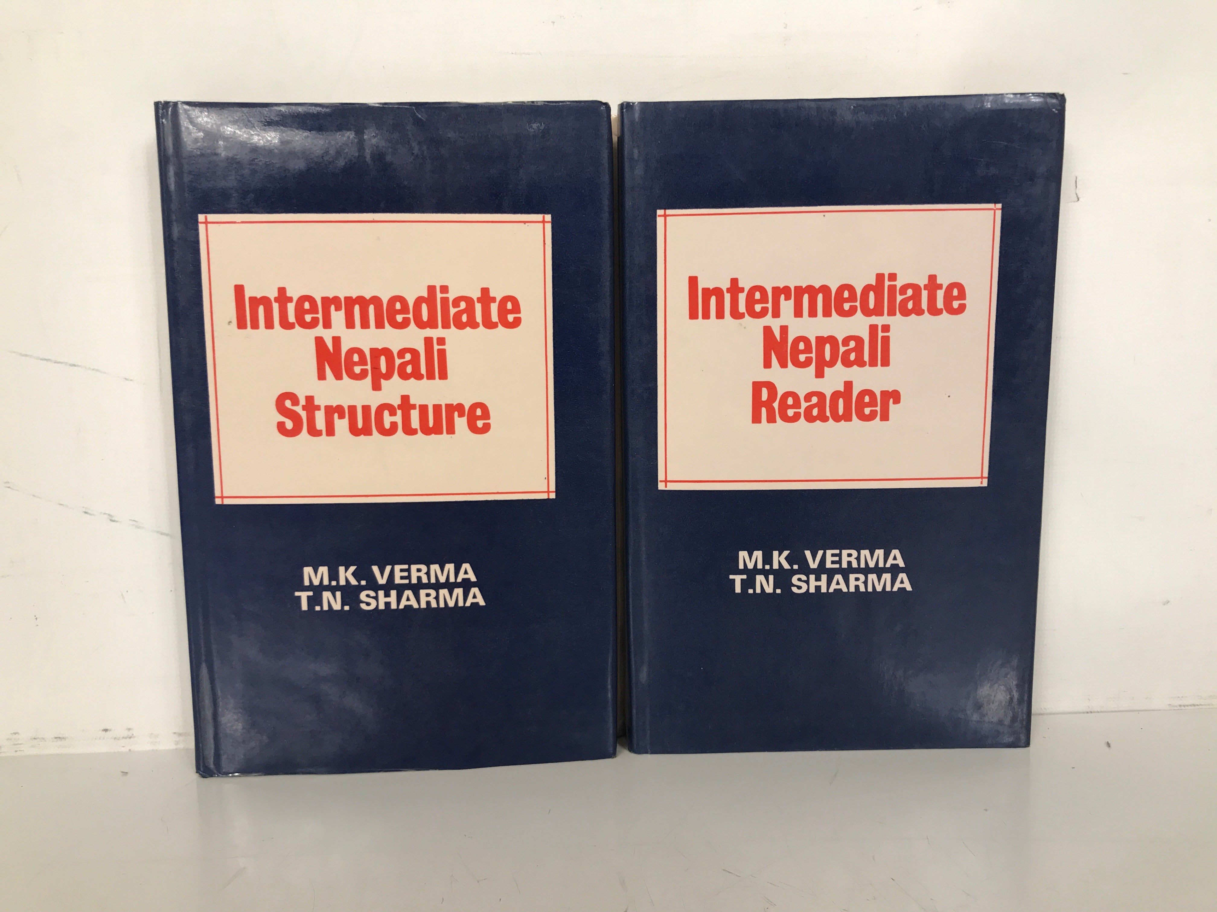 Lot of 2: Intermediate Nepali Structure/Reader Verma & Sharma 1979 HCDJ