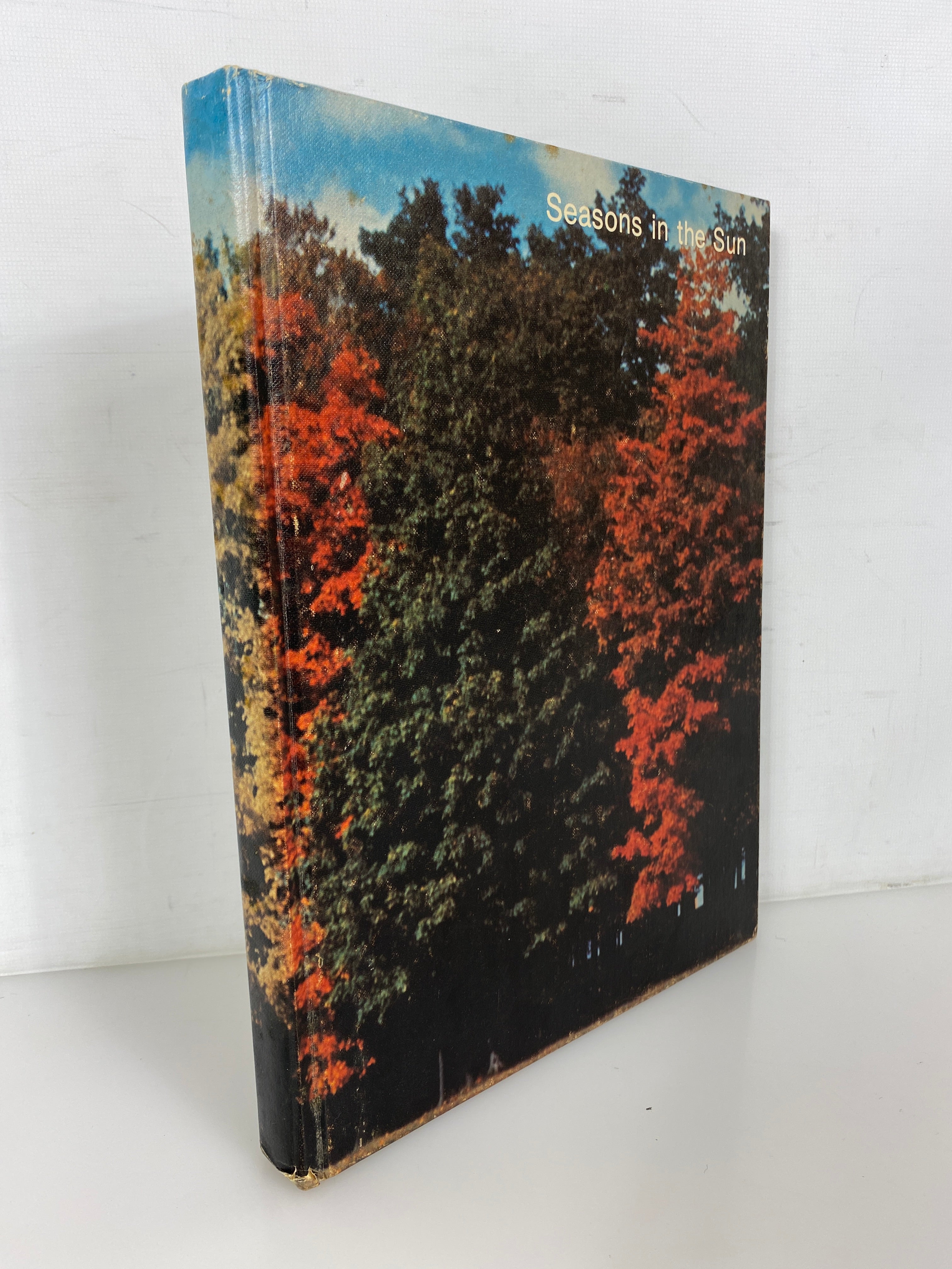 1975 St. Johns High School Yearbook "Seasons in the Sun" St. Johns Michigan HC