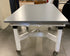 Tall Wheeled Wooden Table