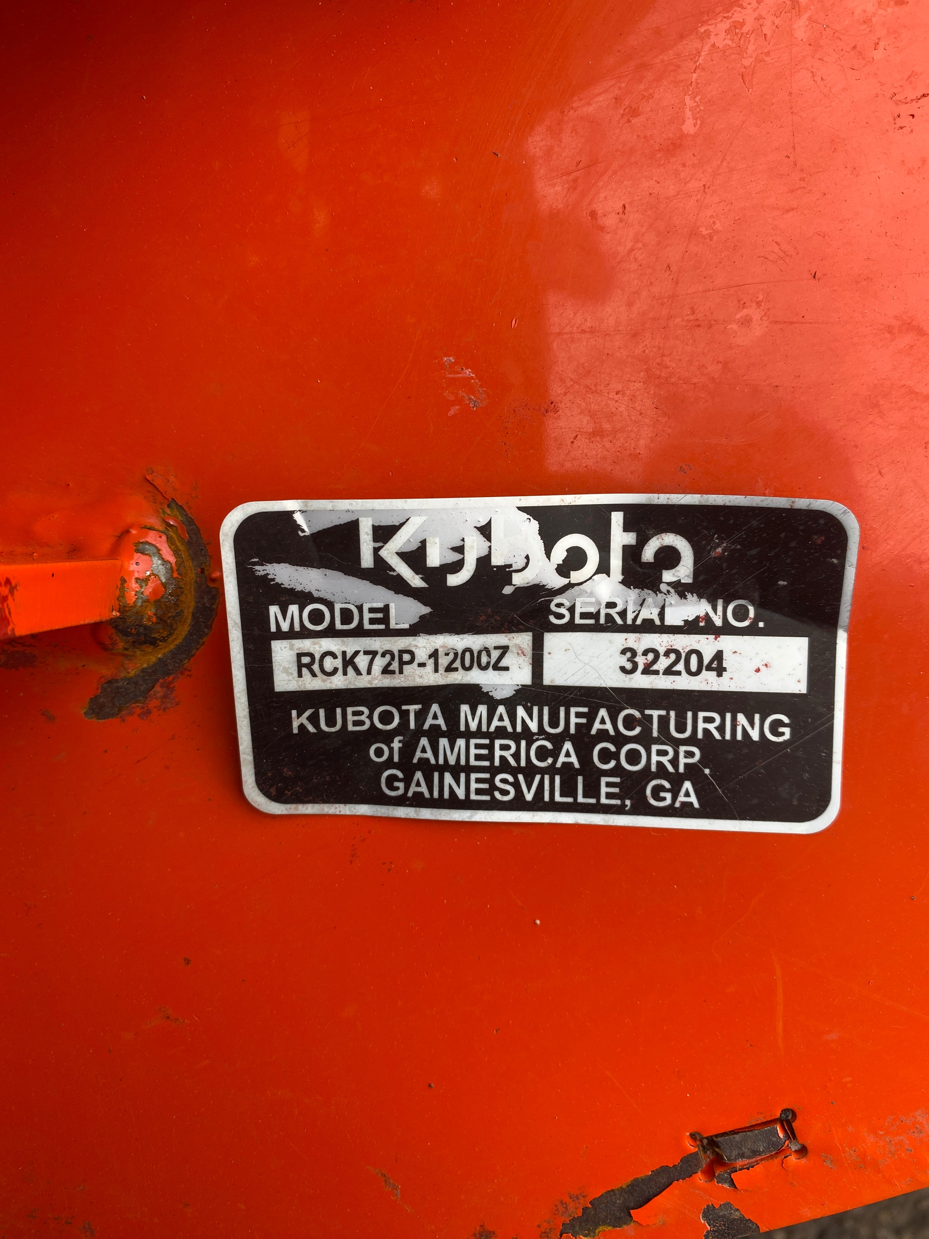 72" Kubota Pro Deck # ZD1211L #2