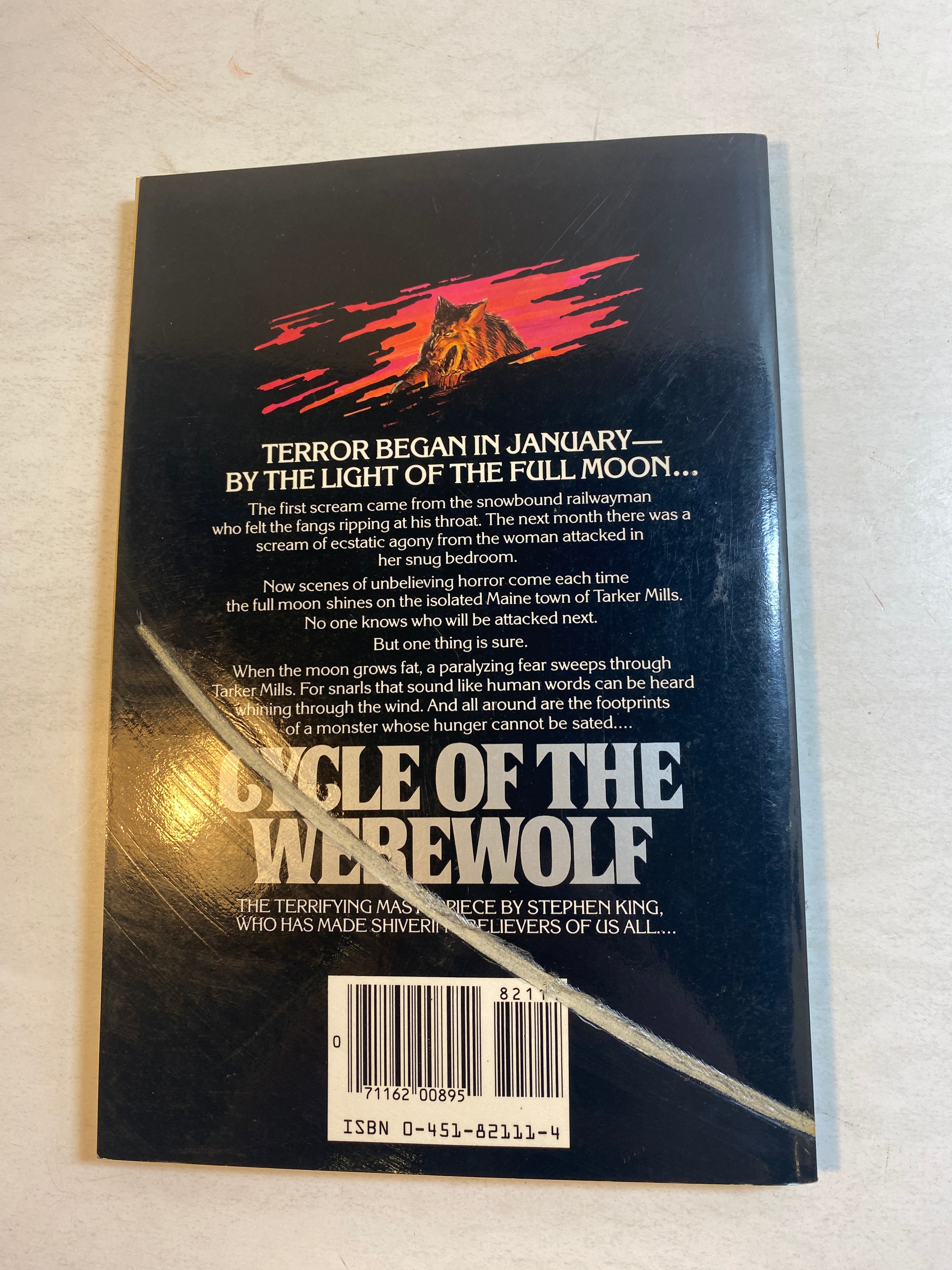 Cycle of the Werewolf Stephen King SC 1983