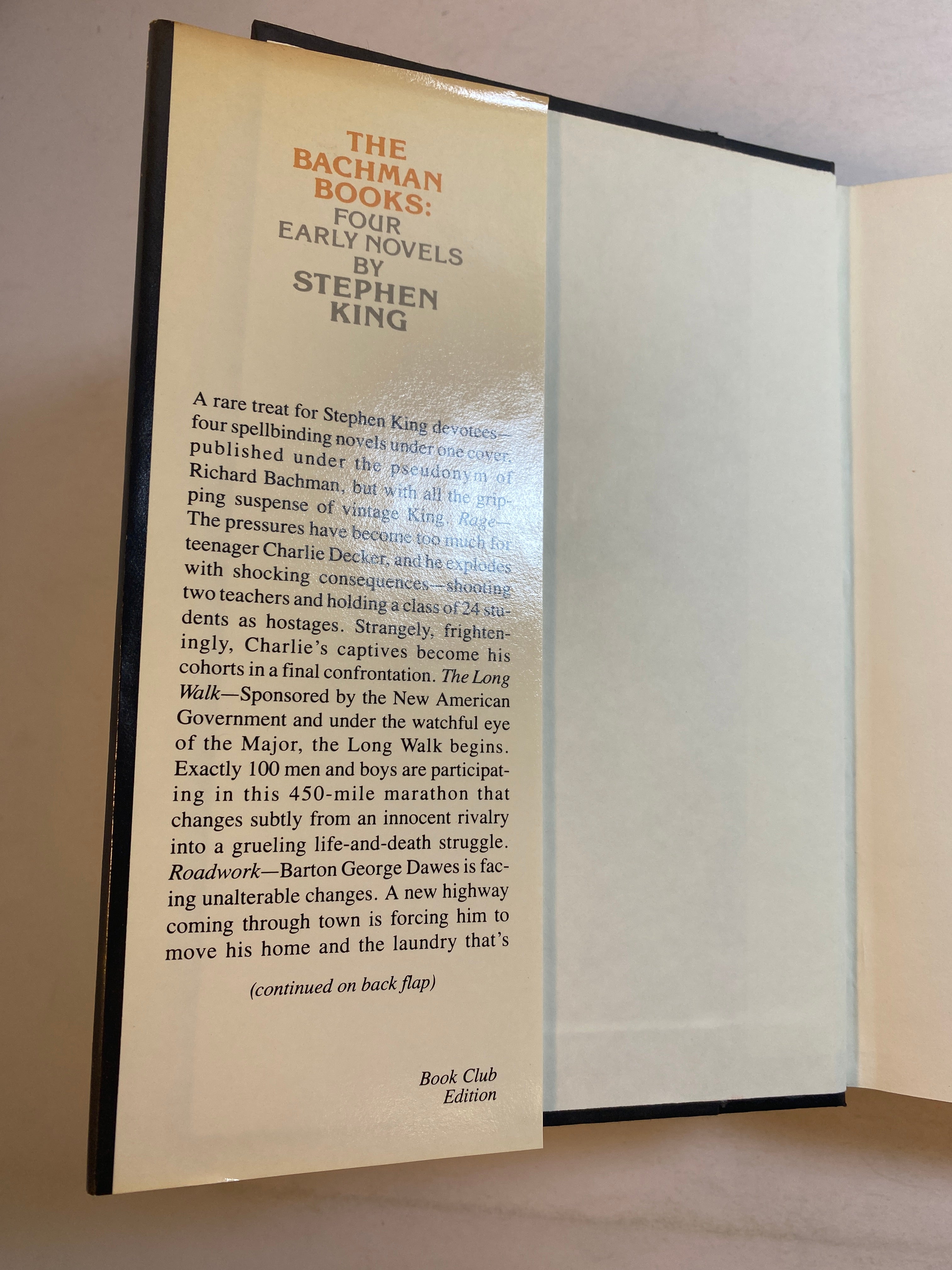 The Bachman Books Stephen King HCDJ 1977