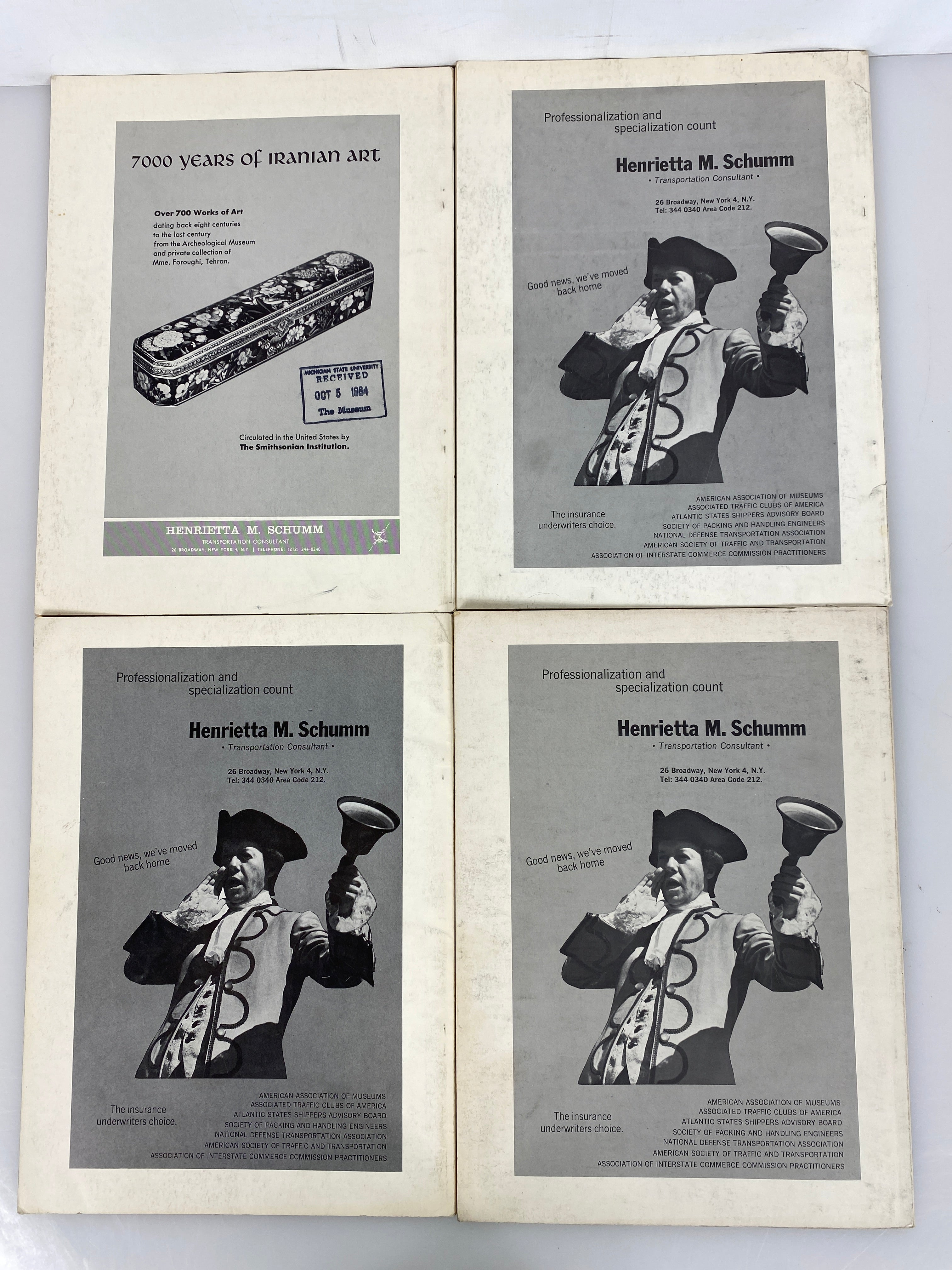 Lot of 10 Museum News Journal / Vintage Magazine 1964 (Complete Year)