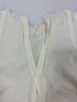 Vintage 1910s White Linen Baby's Dress with Intricate Embroidery