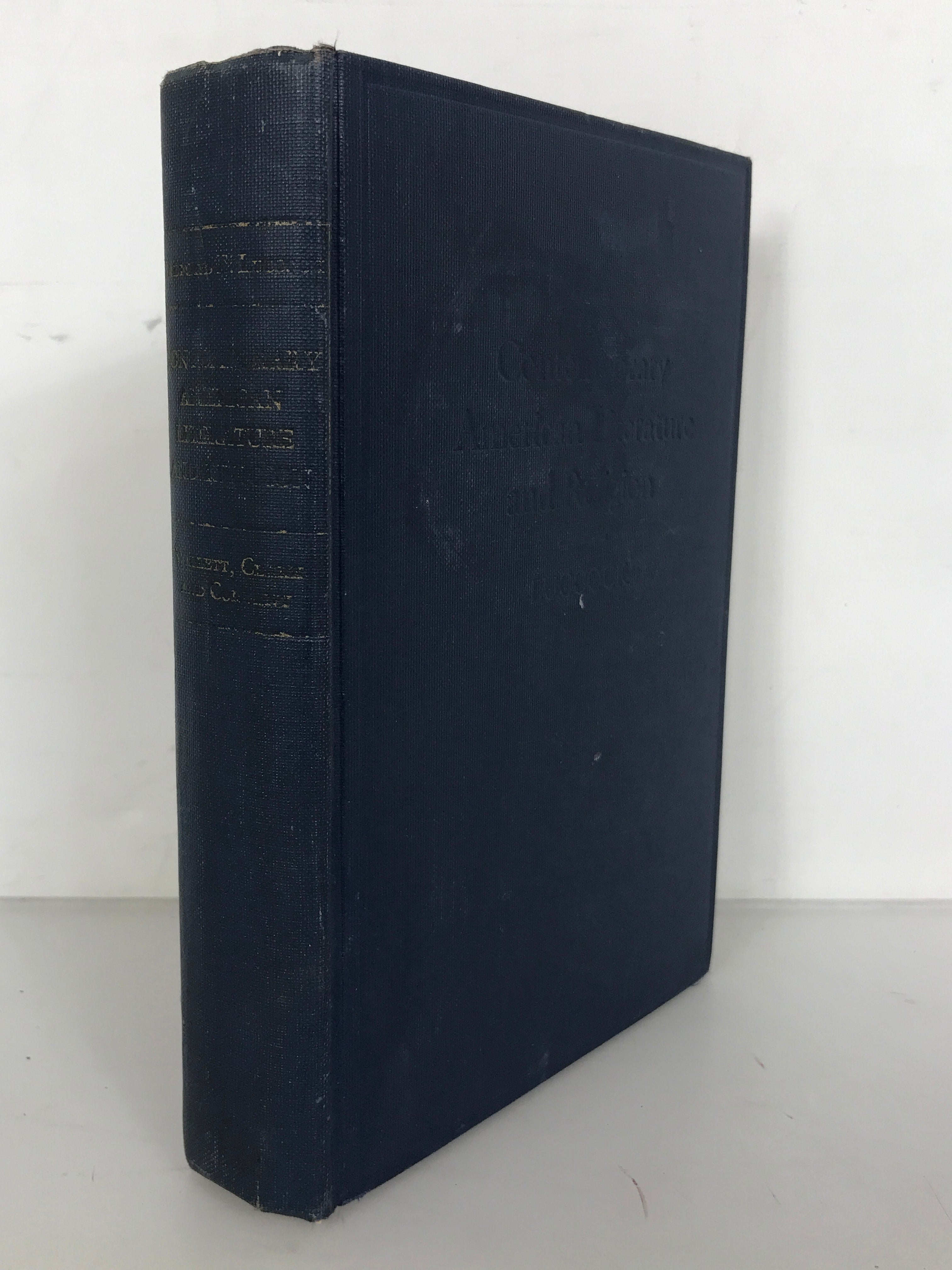 Contemporary American Literature and Religion by Halford Luccock 1934 HC