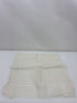 Vintage 1900s Sheer Linen Handkerchief with Stripe Details