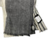 Asian Eye Gray and White Wool Scarf