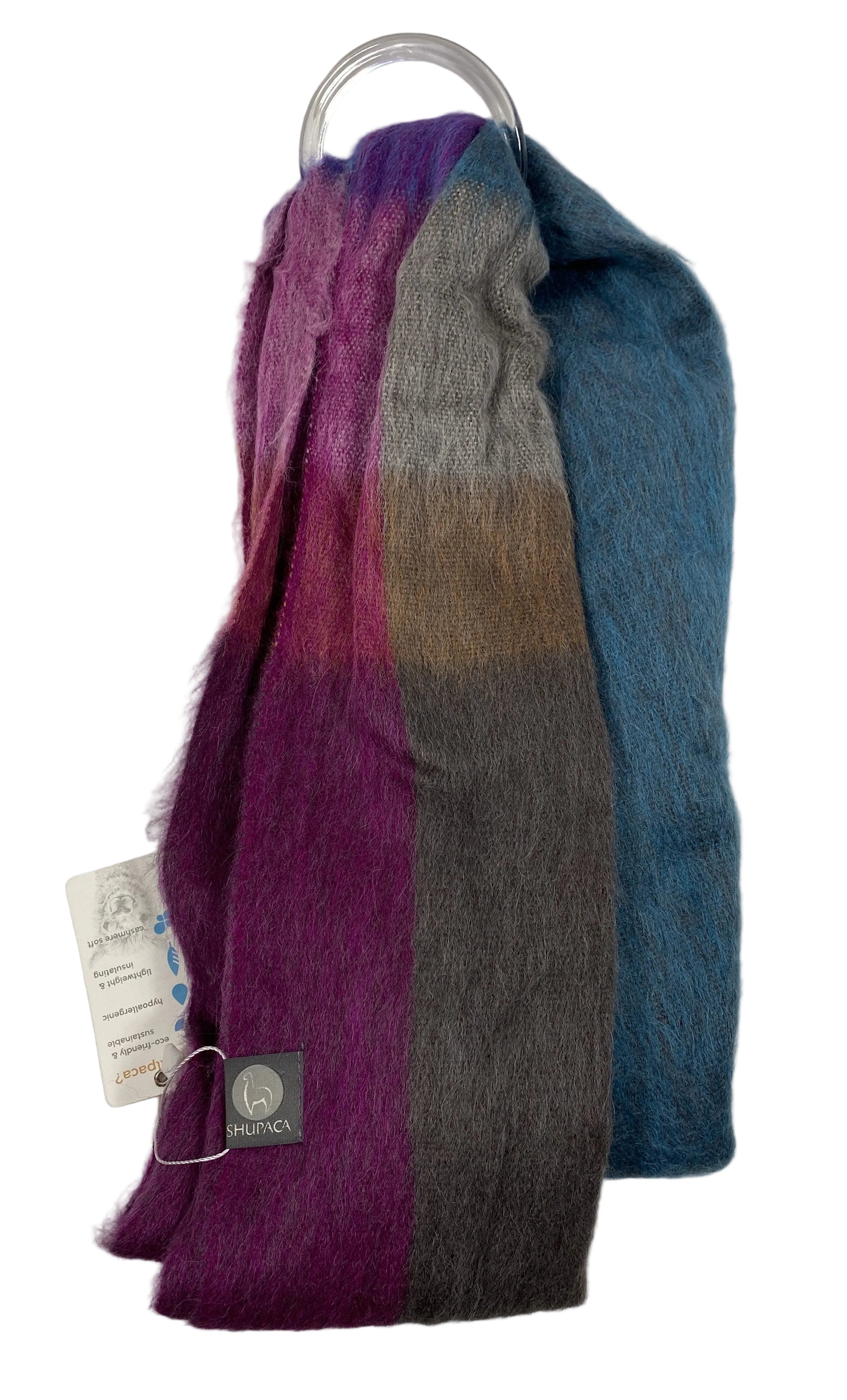 Shupaca Alpaca Plaid Multicolor Scarf