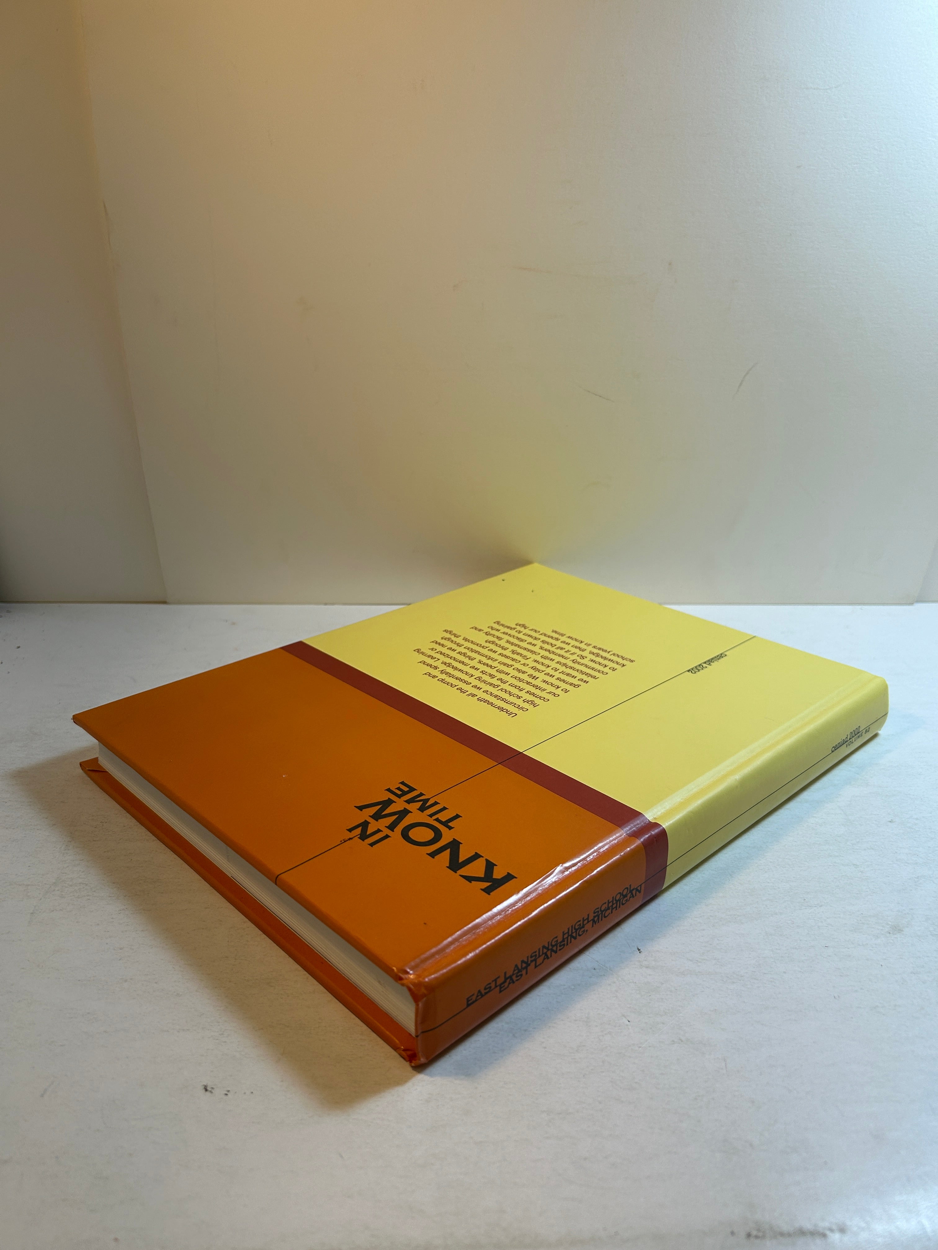 2002 "Ceniad" East Lansing High School Yearbook HC