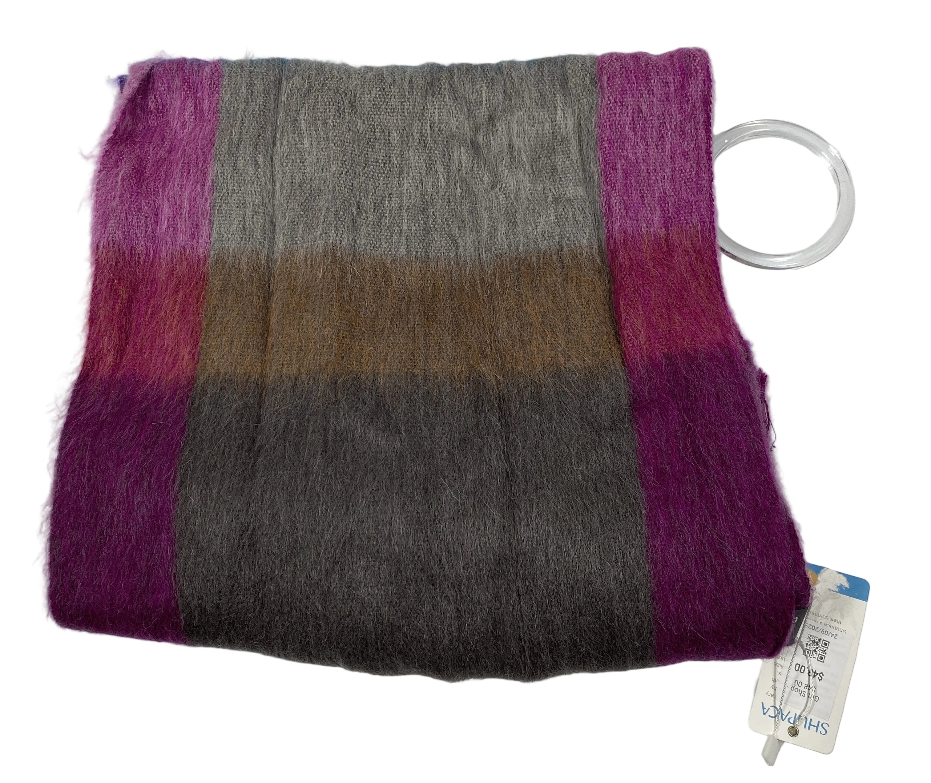 Shupaca Alpaca Plaid Multicolor Scarf