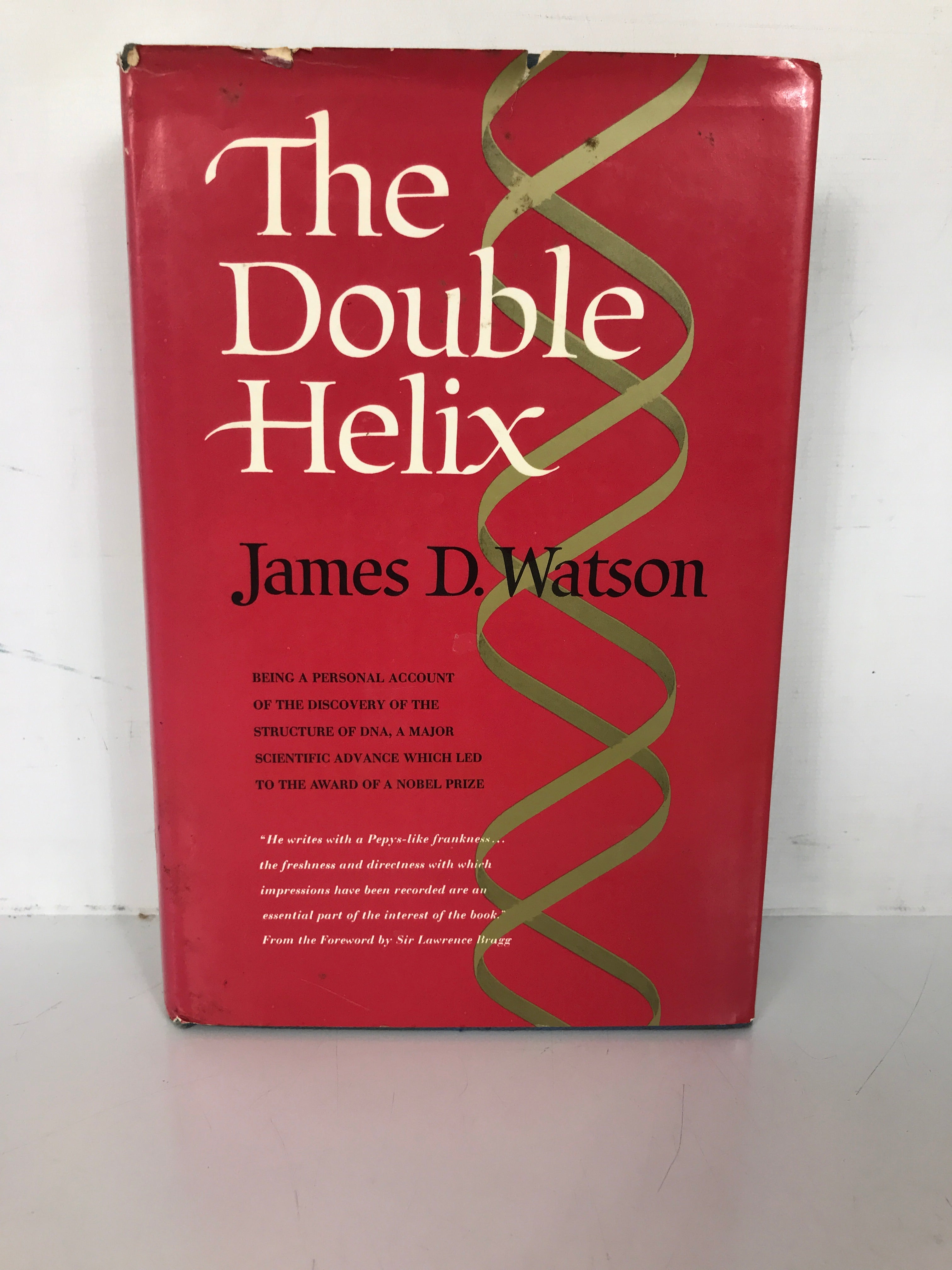 The Double Helix James Watson 1968 1st Ed, 6th Printing HC DJ