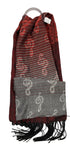 Music Gifts USA Rouge Red Treble Clef Pashmina Scarf