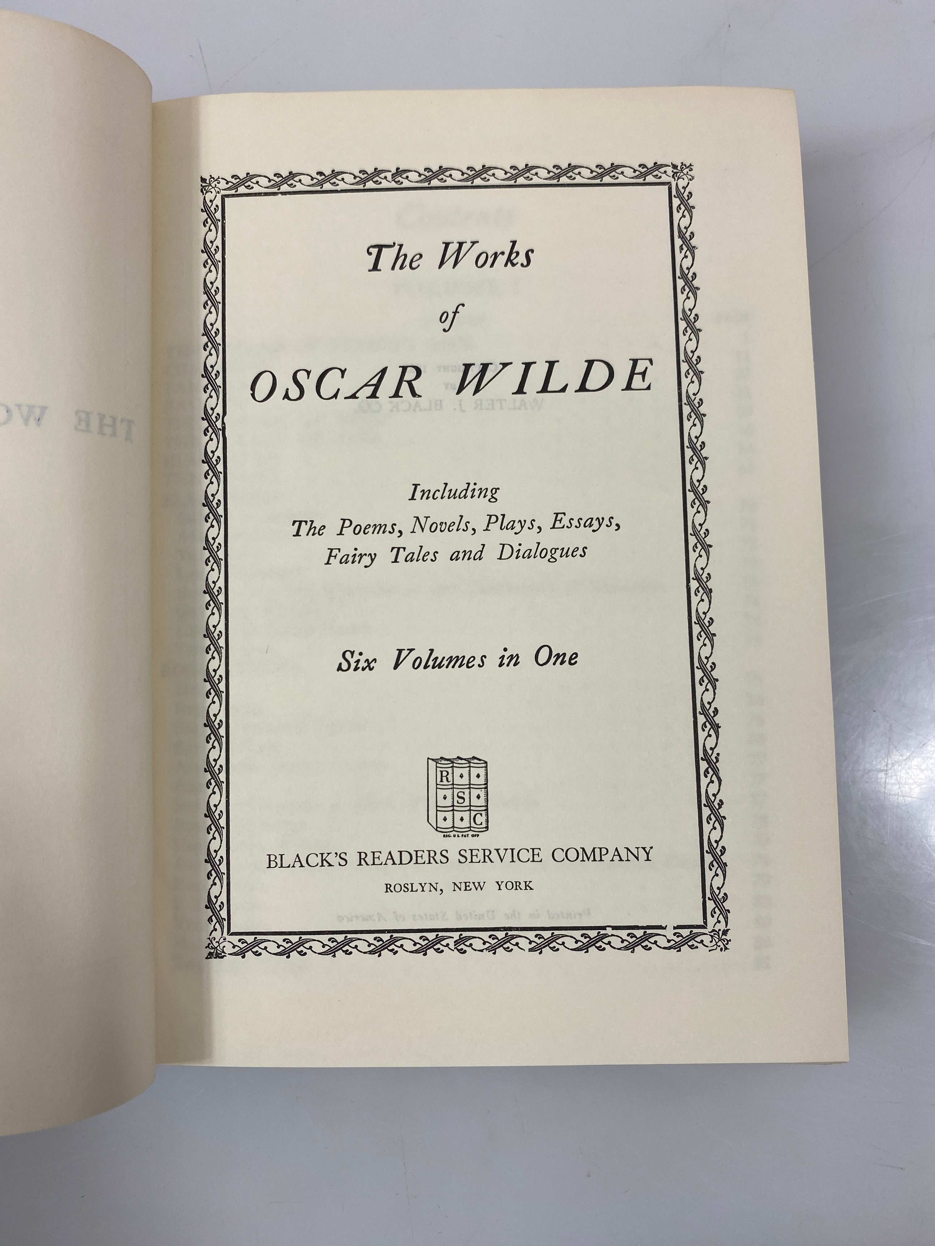 Lot of 4 The Works of Hugo/Shakespeare/Wilde/Tolstoi 1927-37 HC