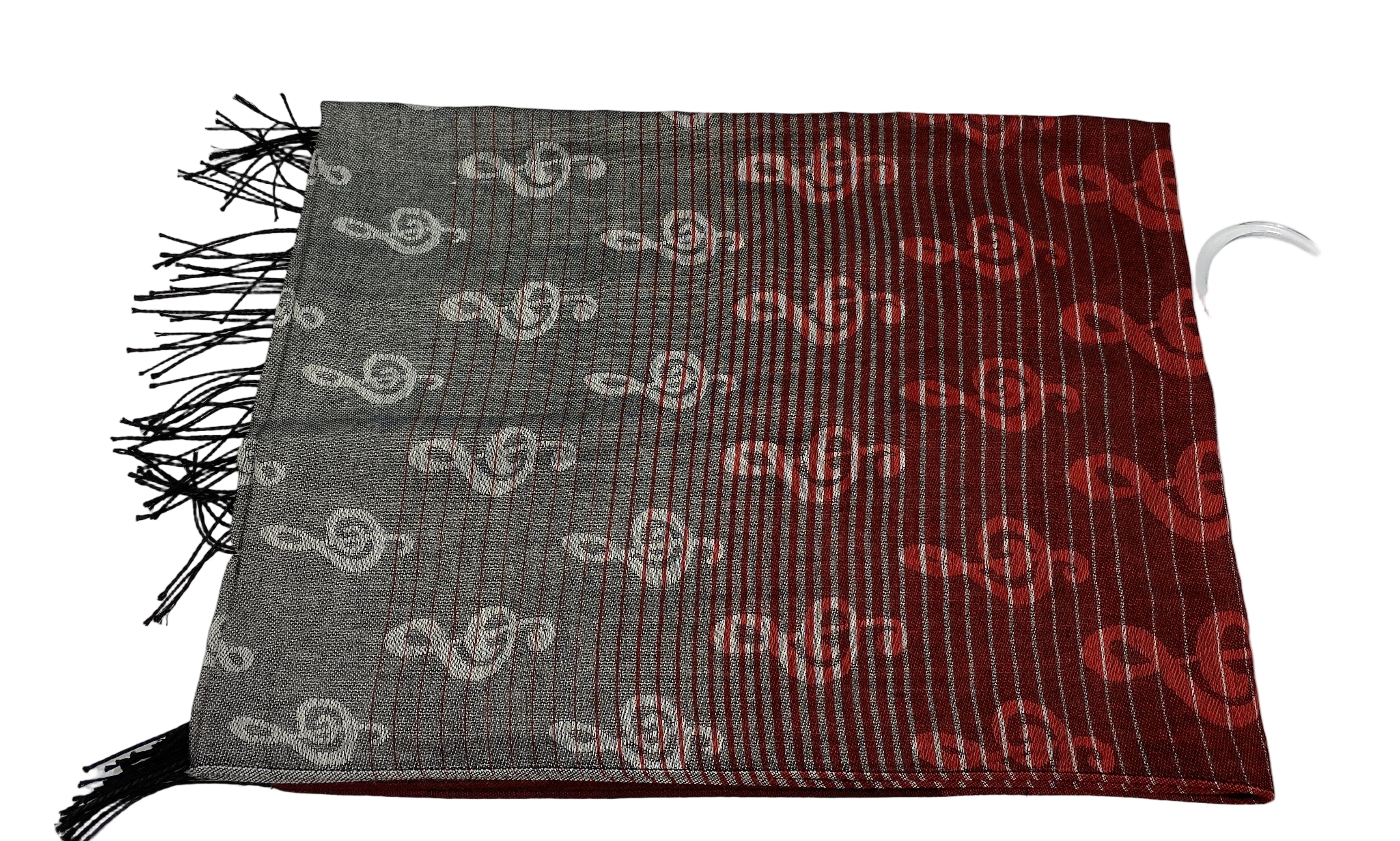 Music Gifts USA Rouge Red Treble Clef Pashmina Scarf