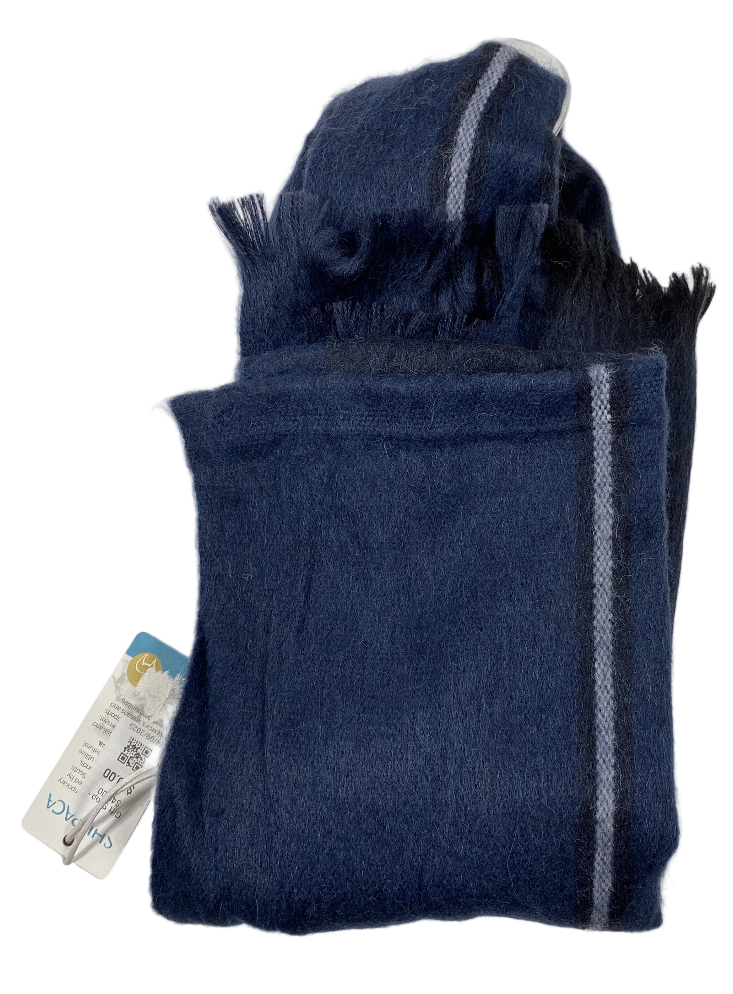 Shupaca Alpaca Blue Scarf