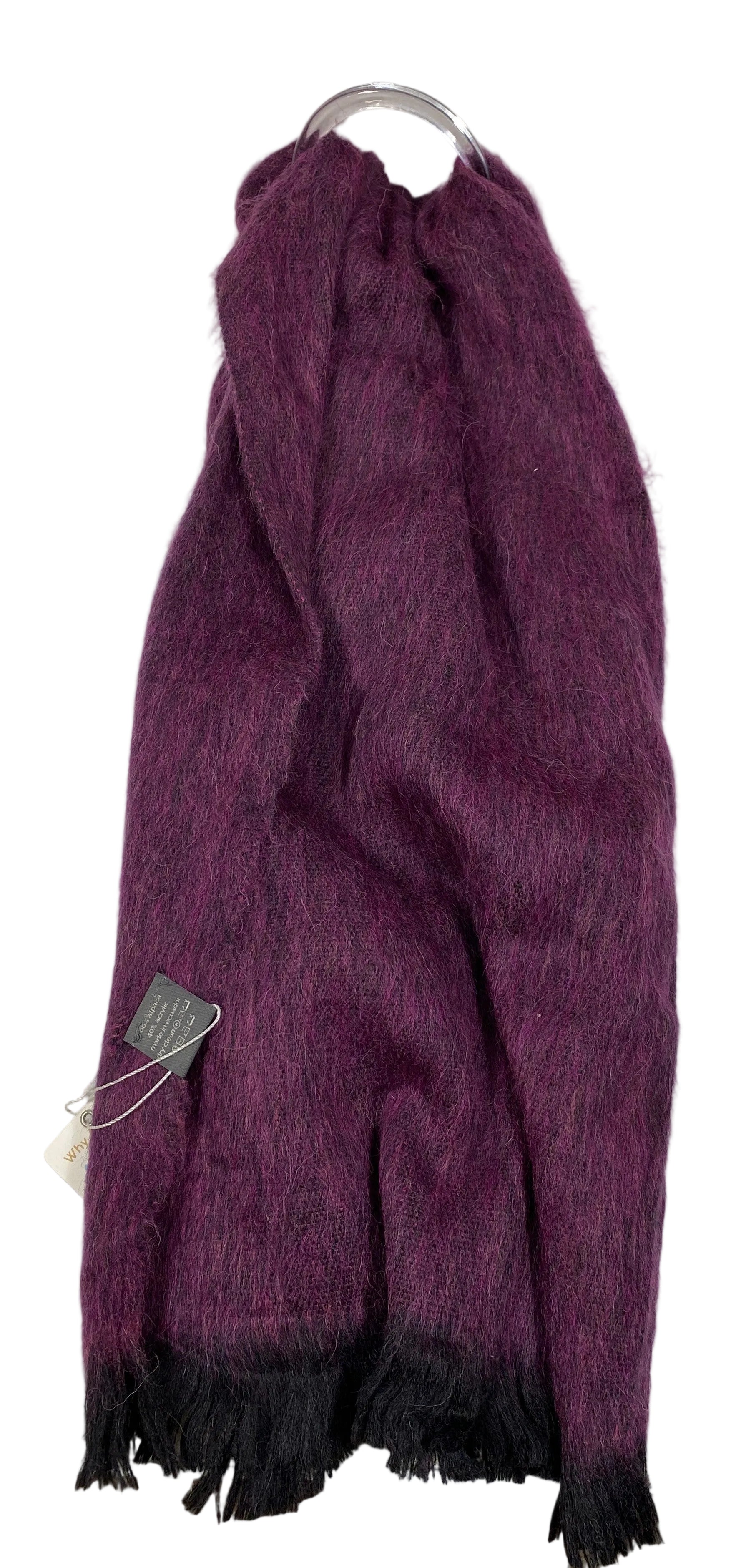 Shupaca Alpaca Plum Ruby Scarf