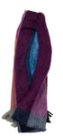 Shupaca Alpaca Plaid Rainbow Scarf