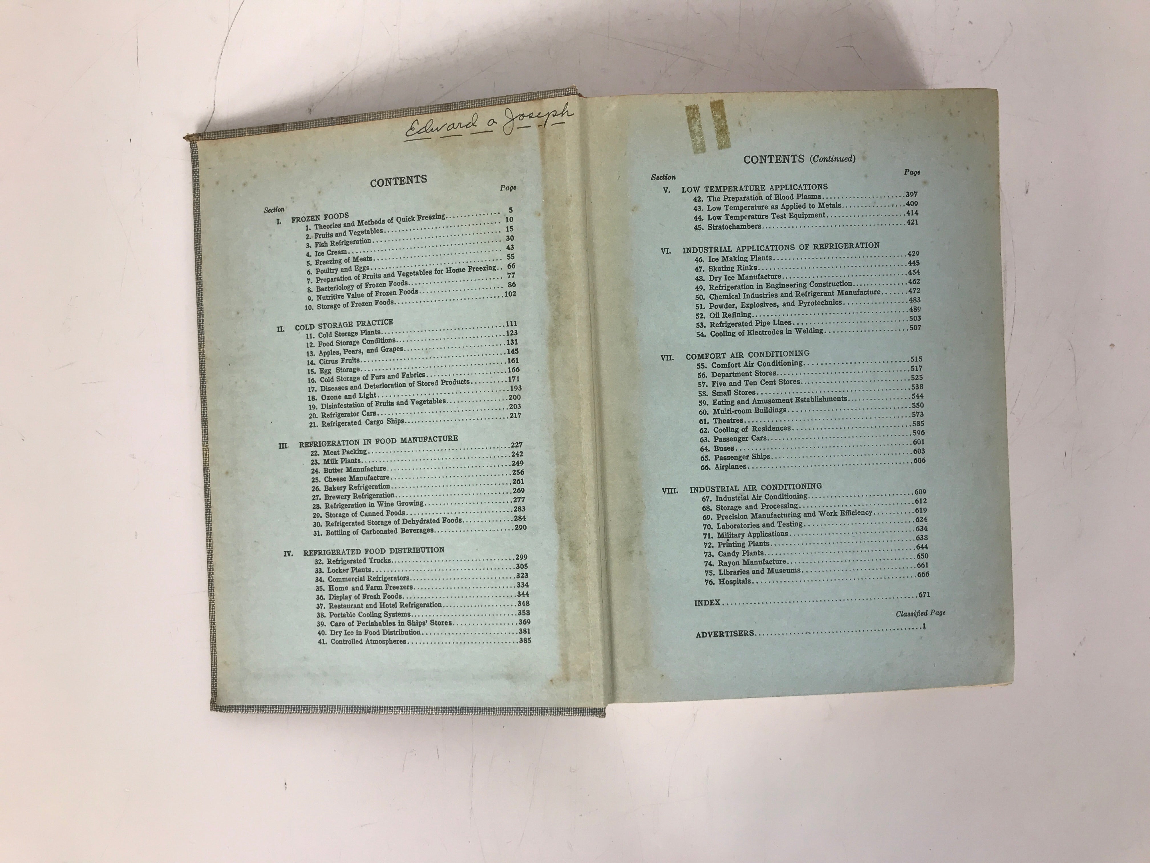 The Refrigerating Data Book 1946, 2nd HC