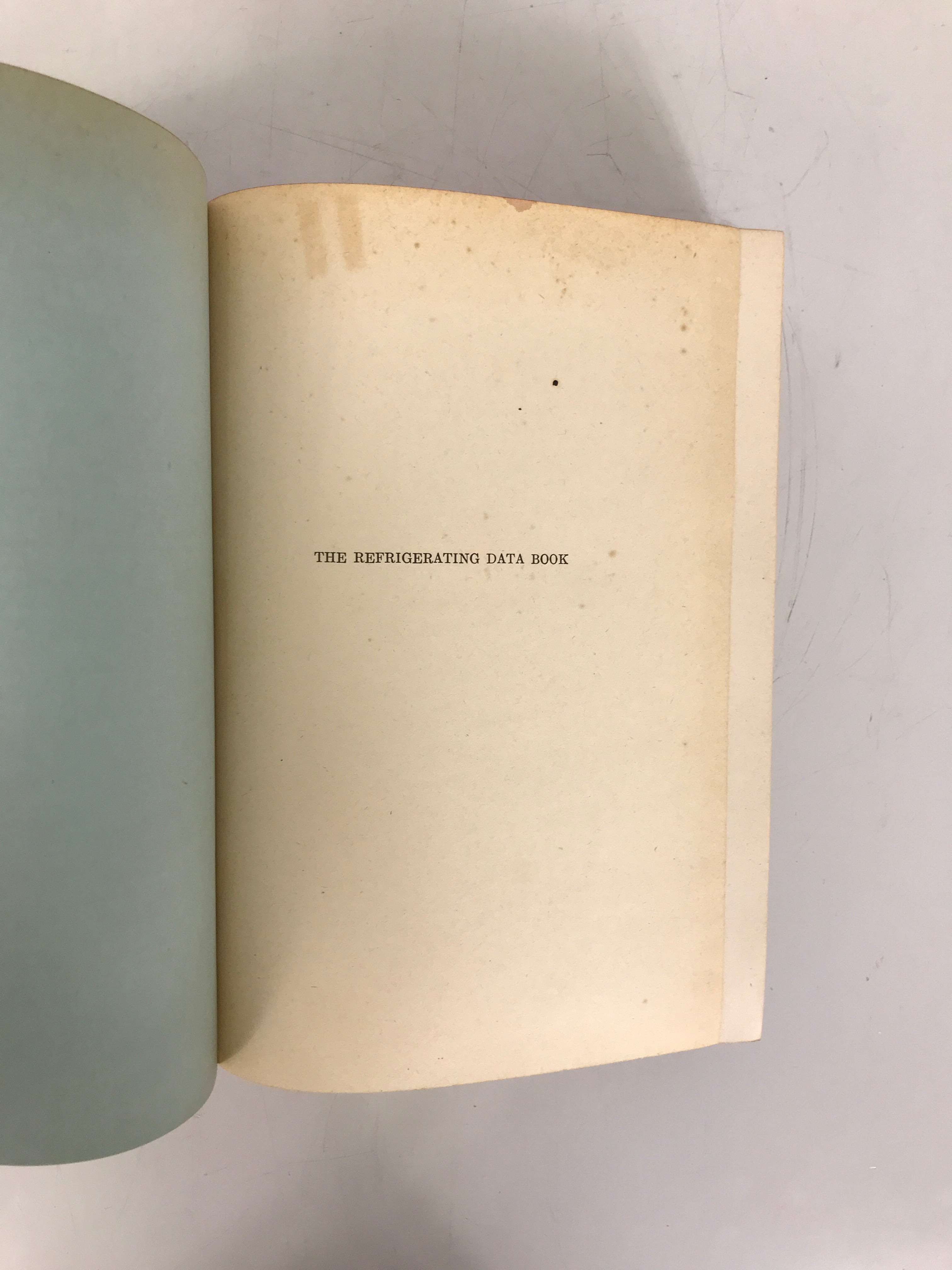 The Refrigerating Data Book 1946, 2nd HC