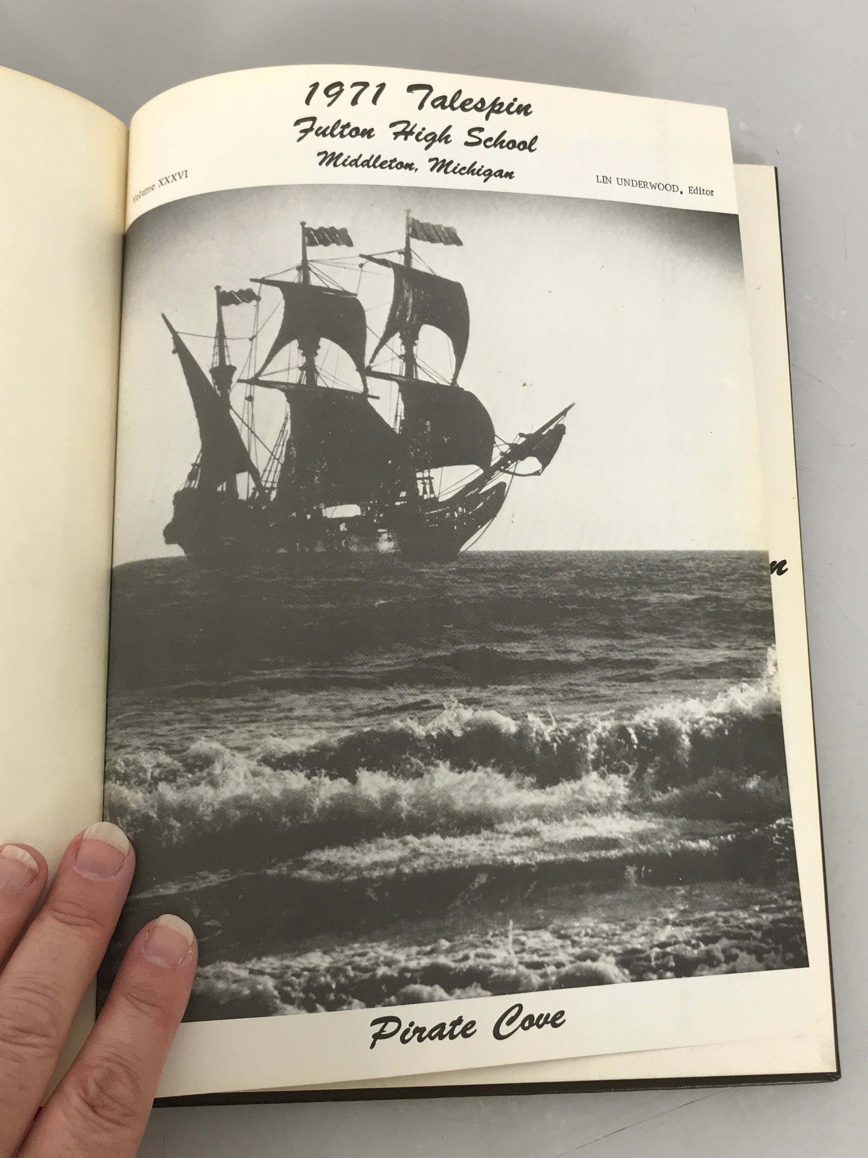 1971 Fulton High School Yearbook Middleton Michigan