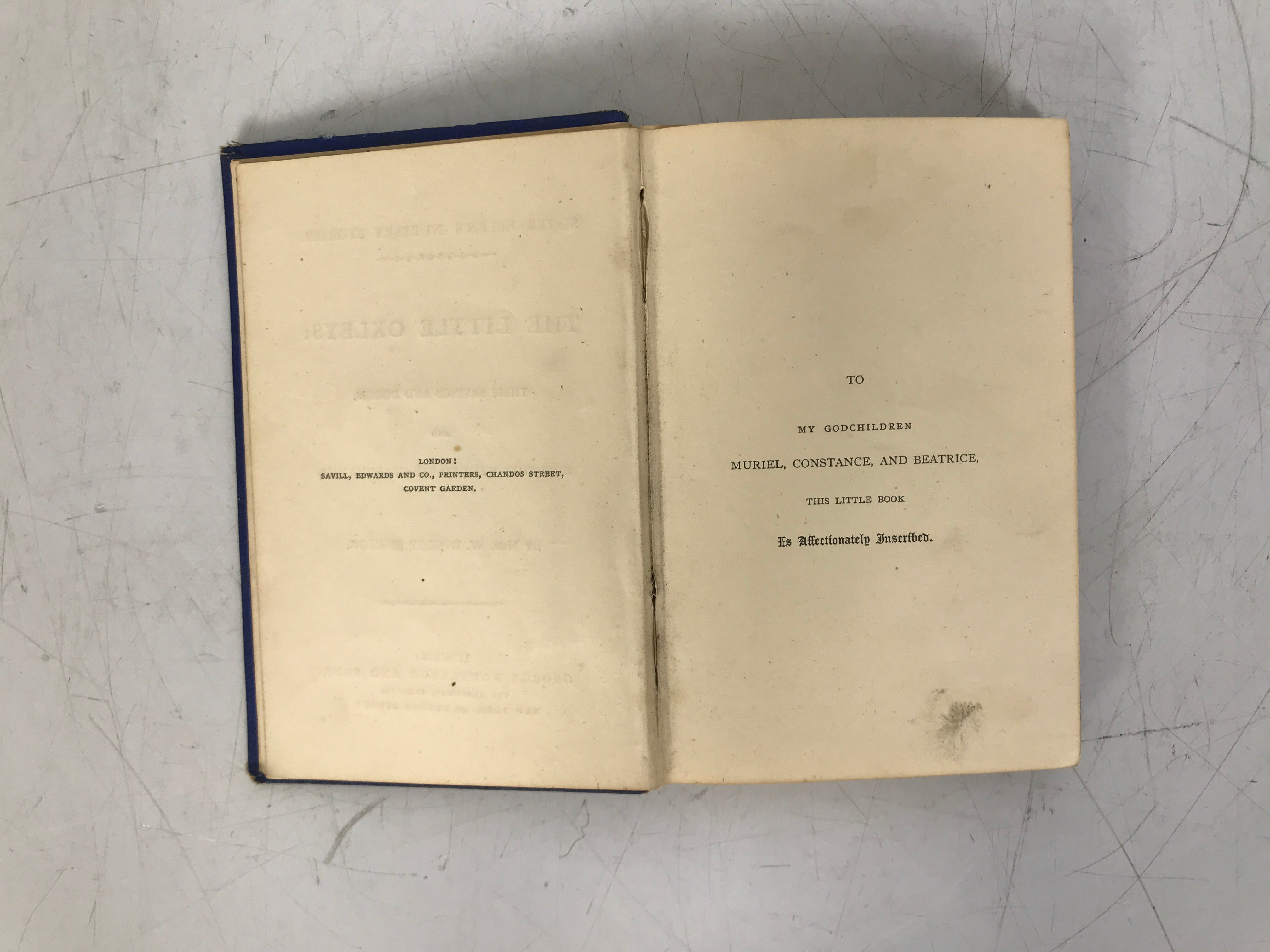 The Little Oxleys Their Sayings & Doings Dinzey Burton 1870 Antique HC