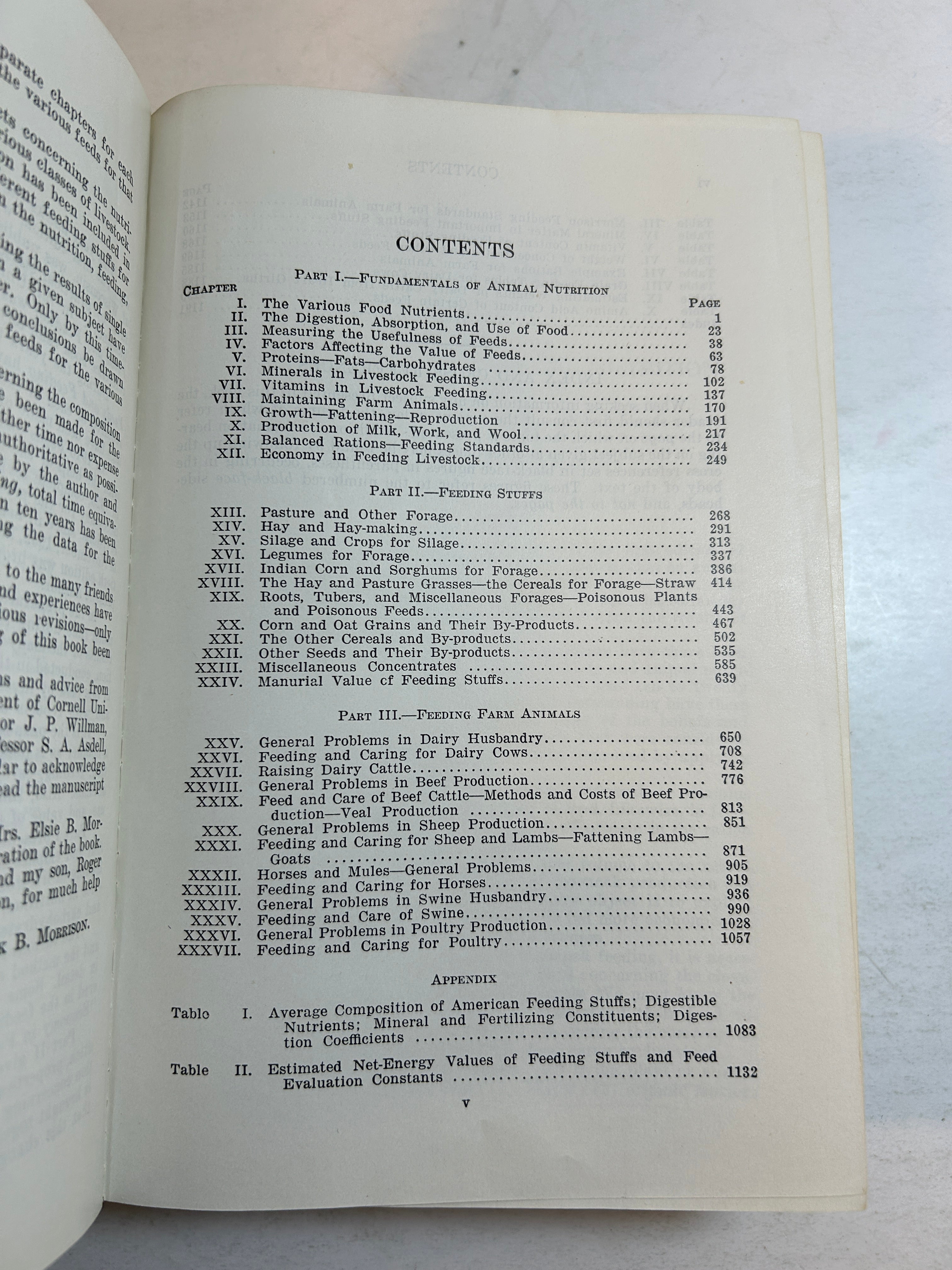 Feeds and Feeding by Frank B. Morrison 21st/50th Anniversary 1951 HC