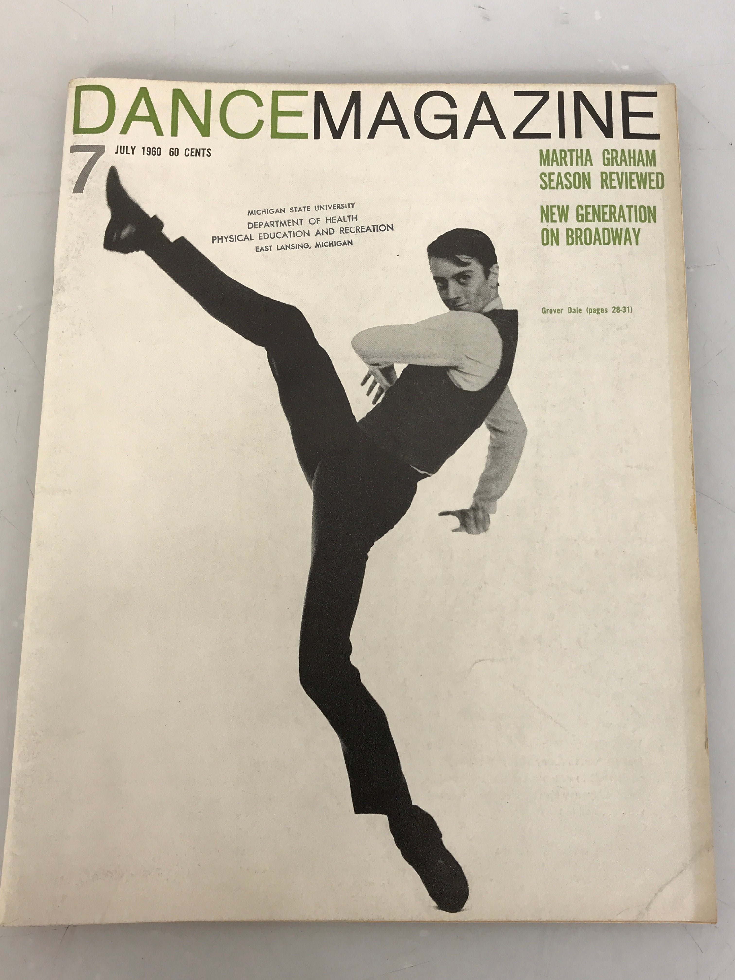 Lot of 8 Vintage Dance Magazine Issues January-July, September 1960 SC