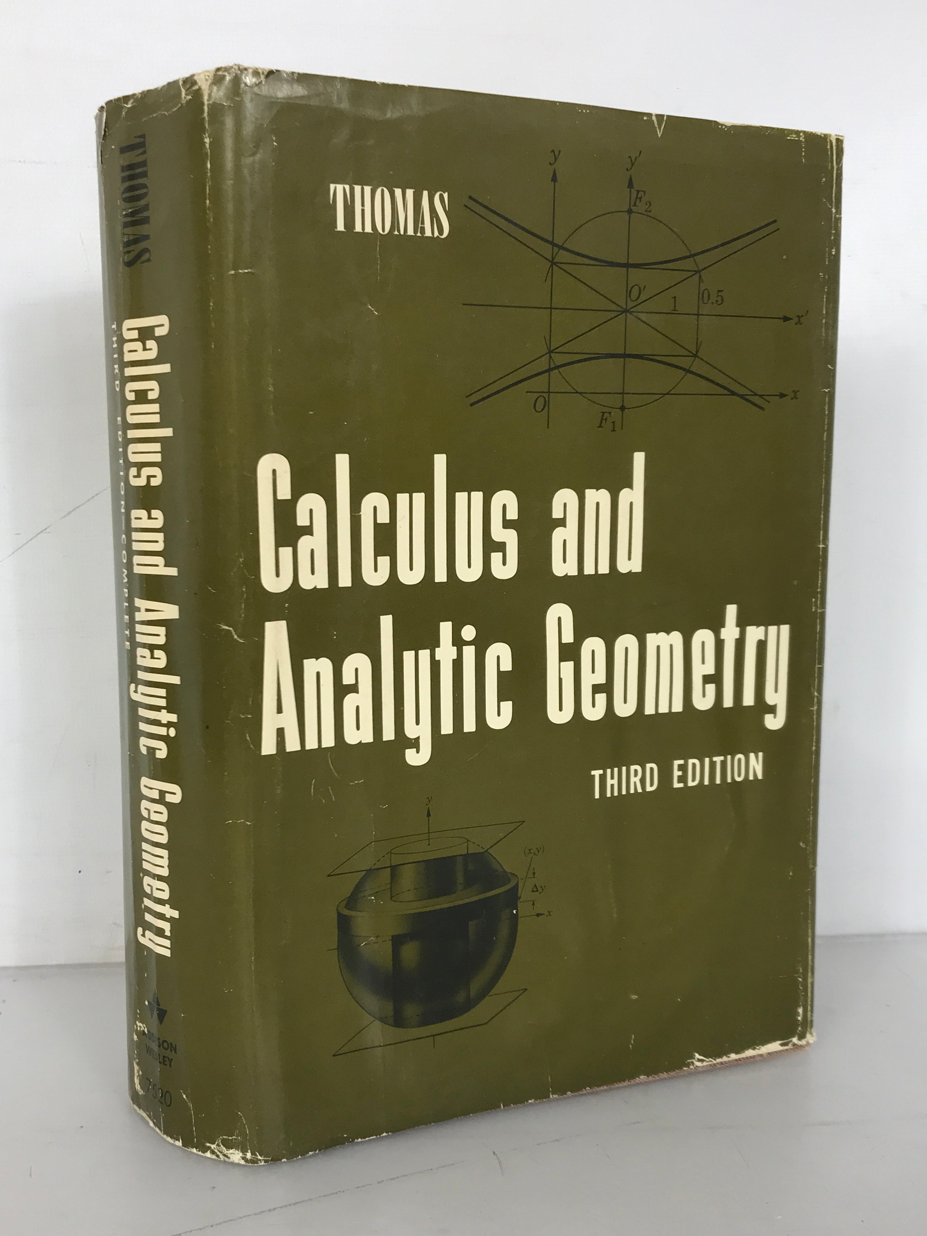 Calculus and Analytic Geometry by George B. Thomas, Jr. Third Edition 1966 Vintage Textbook:  HC DJ
