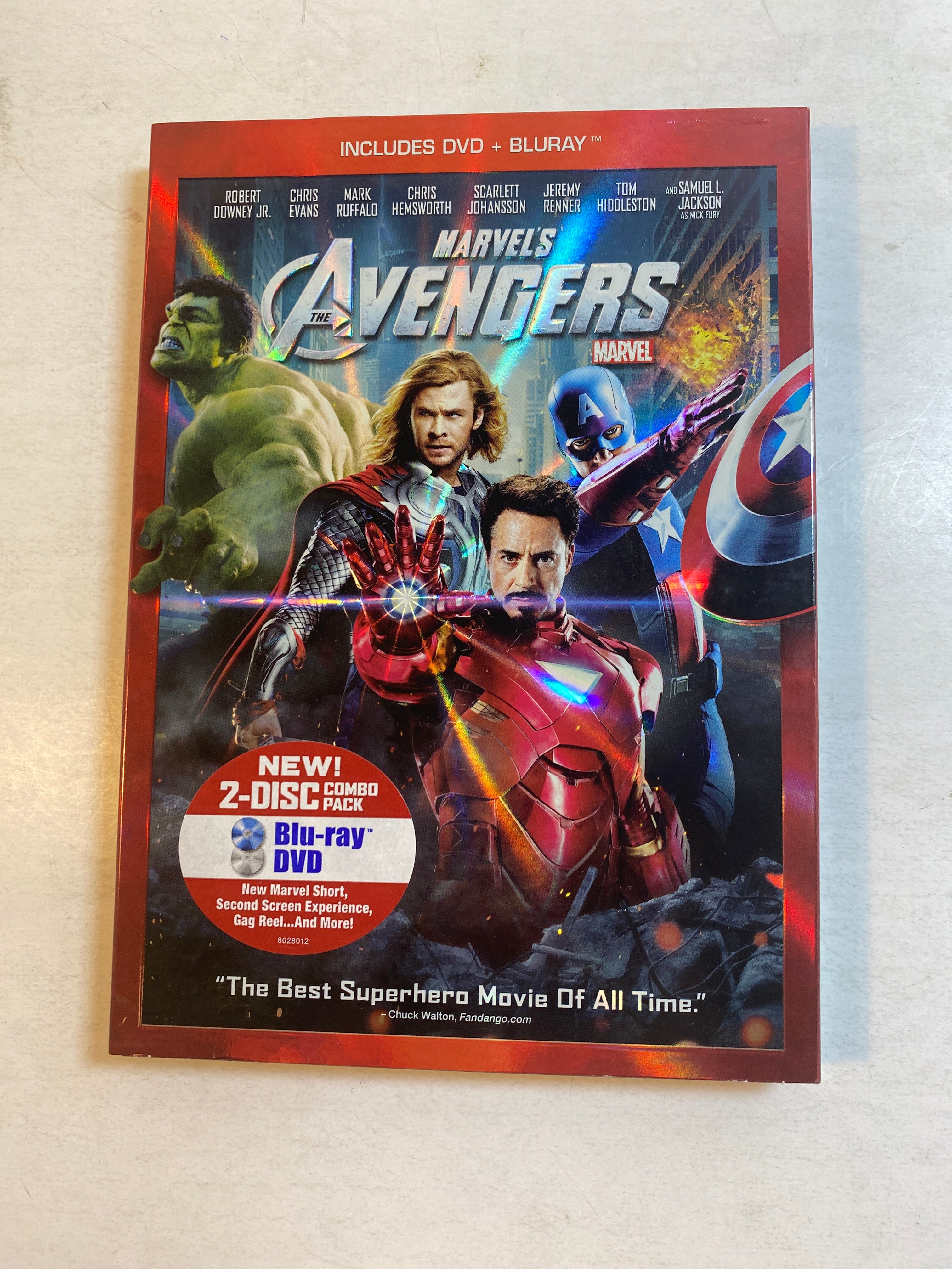 Marvel Avengers DVD/Blu Ray 2012