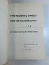 The Federal Lands by Clawson/Held Johns Hopkins 1957 HCDJ