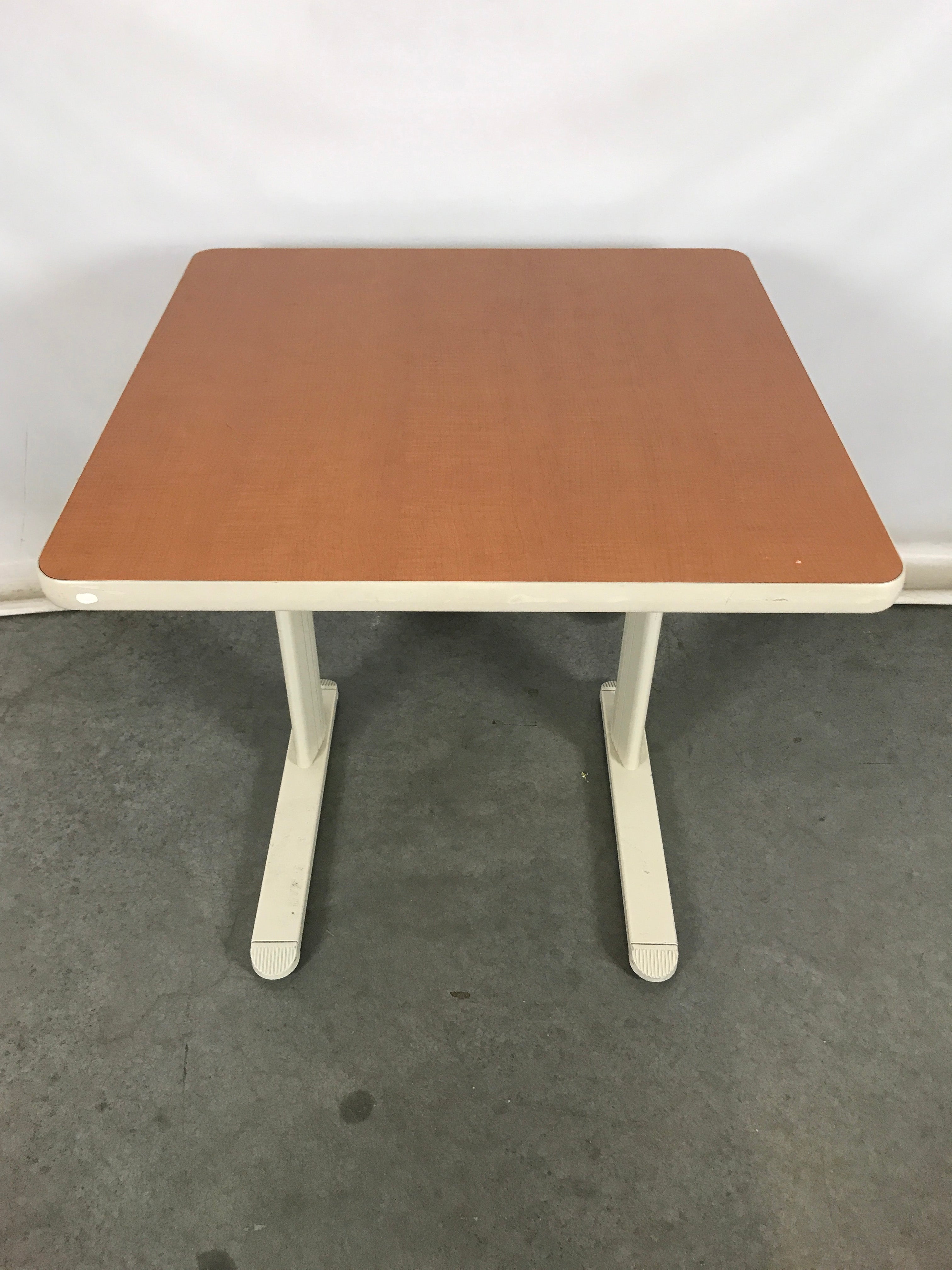 Square Desk with Metal Base