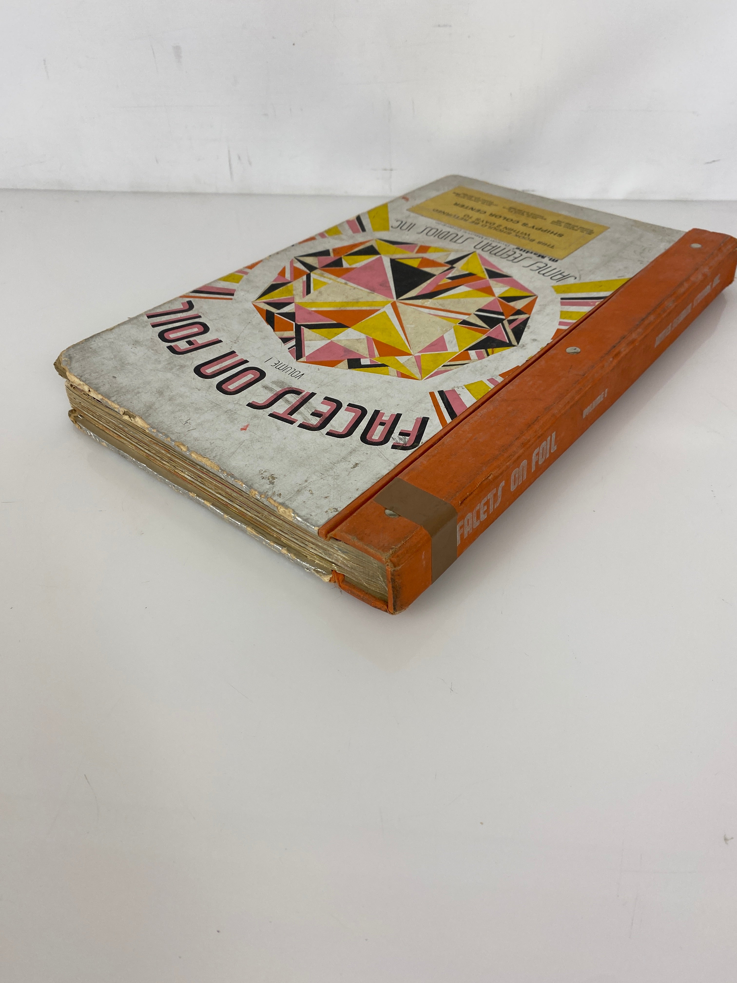 Facets on Foil Vol 1 James Seeman Studios vintage sample book 1974