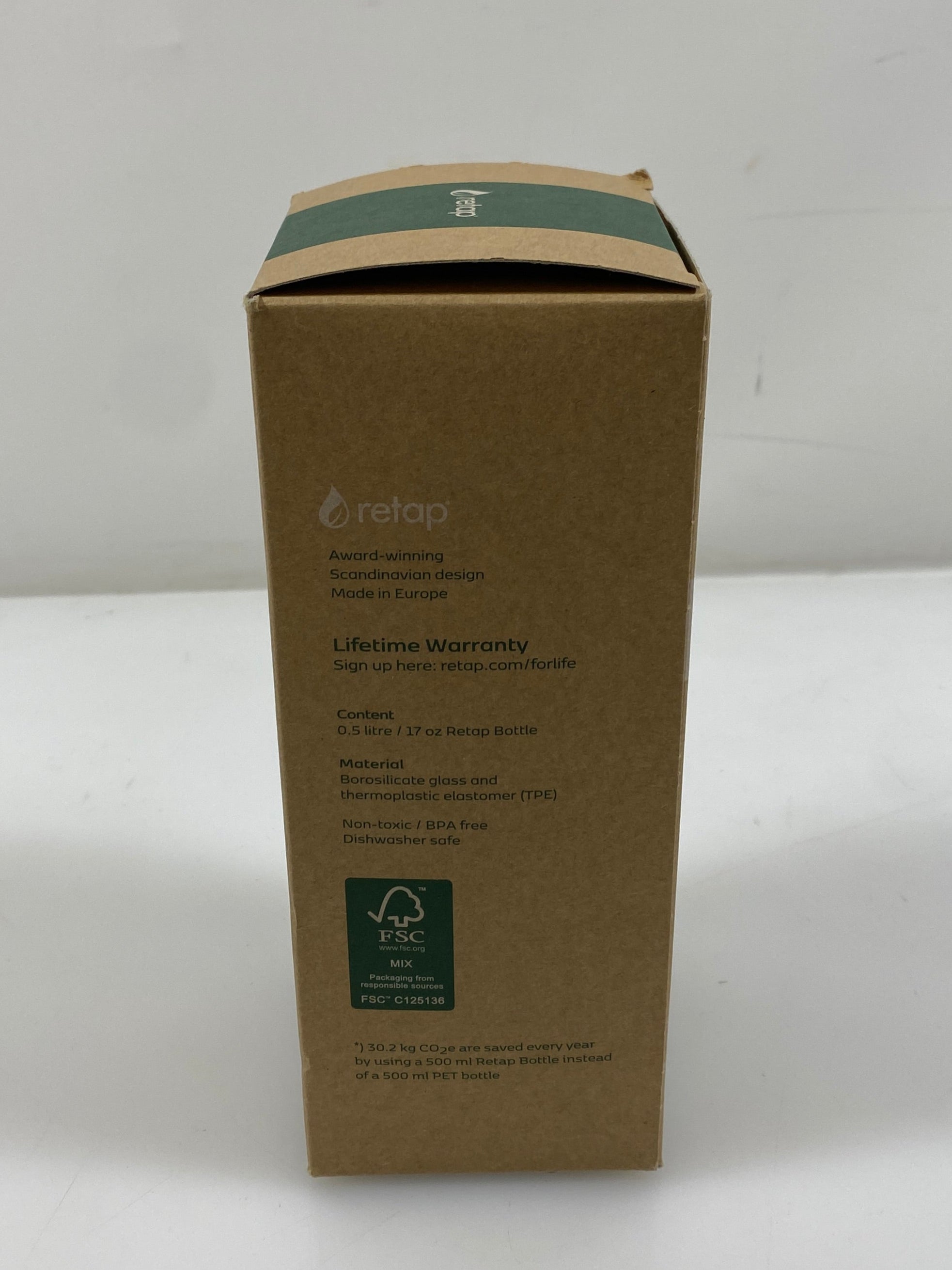 Retap #05 Half Liter Glass Bottle *New*