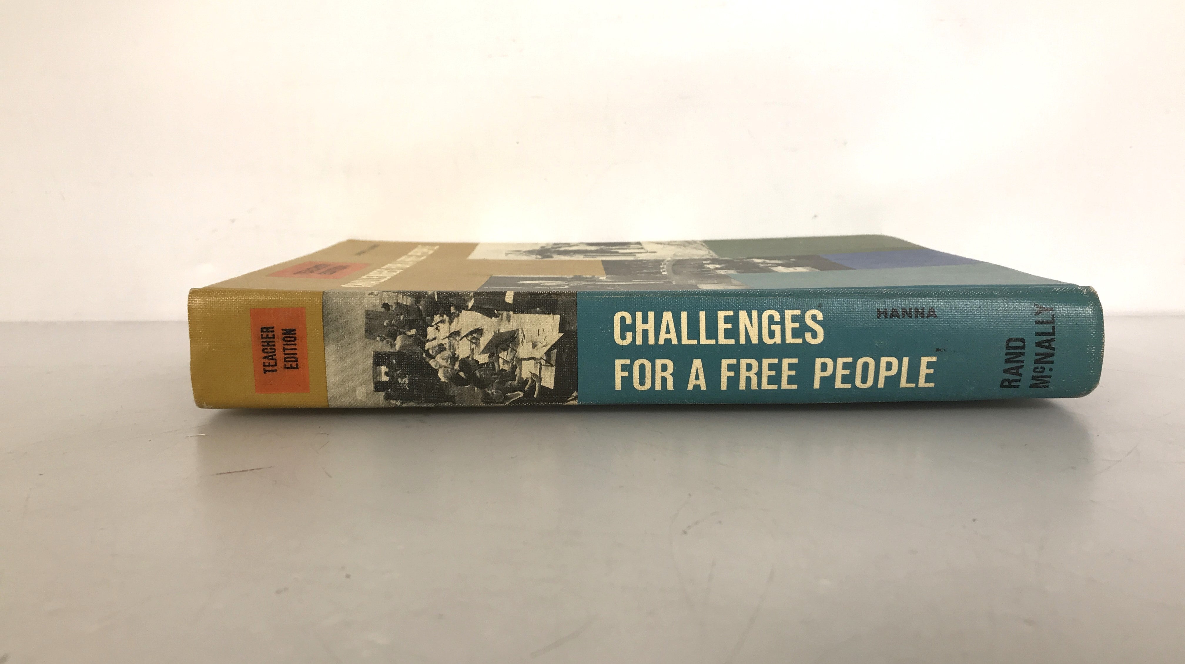 Lot of 3 Social Studies Teacher's Books The Making of Modern America with Key and Challenges for a Free People 1964 HC SC