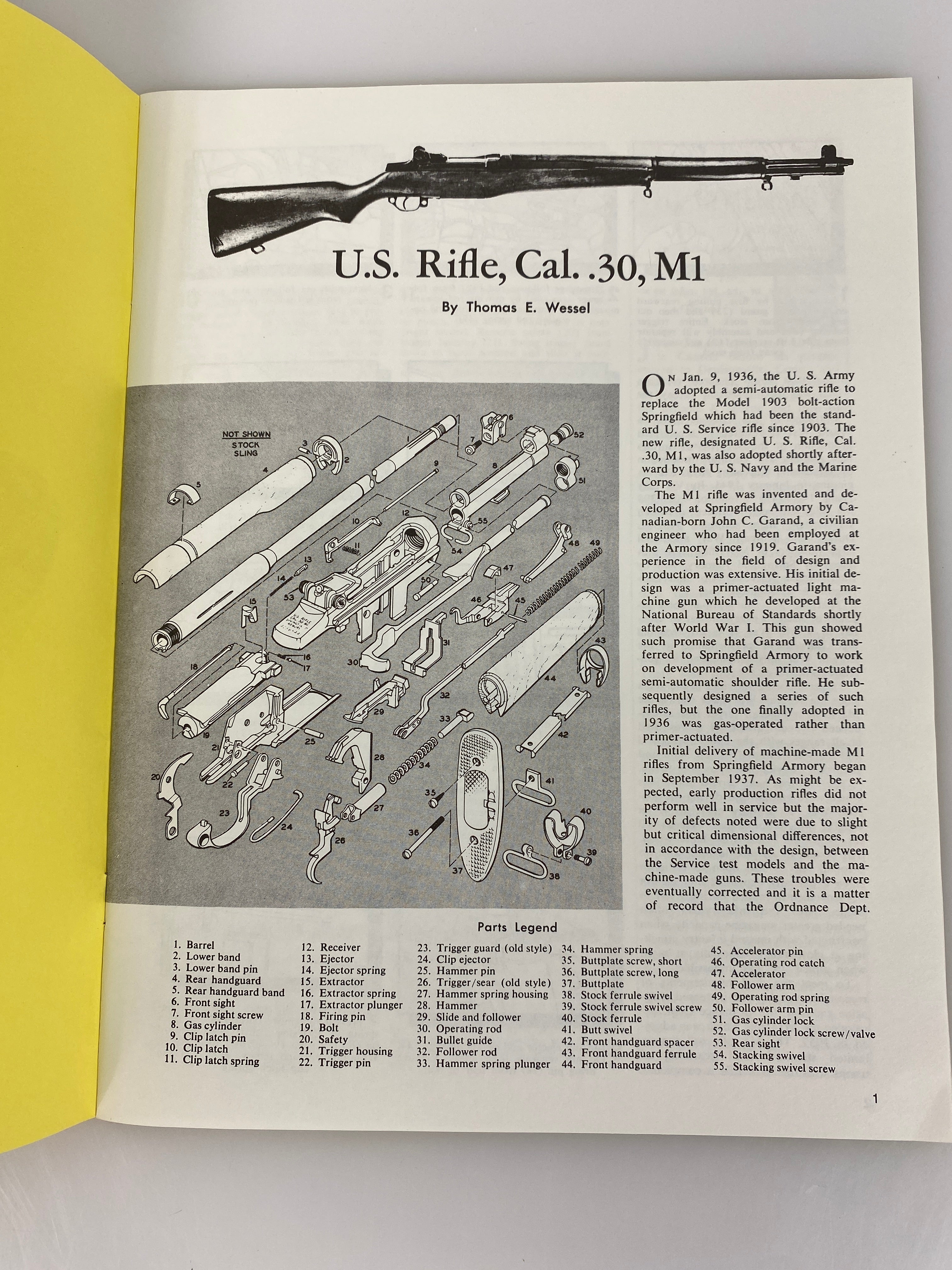 The M1 Rifle NRA Book Service 1990