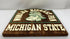 Michigan State University "Worlds Biggest Fan" Wood Carved Sign