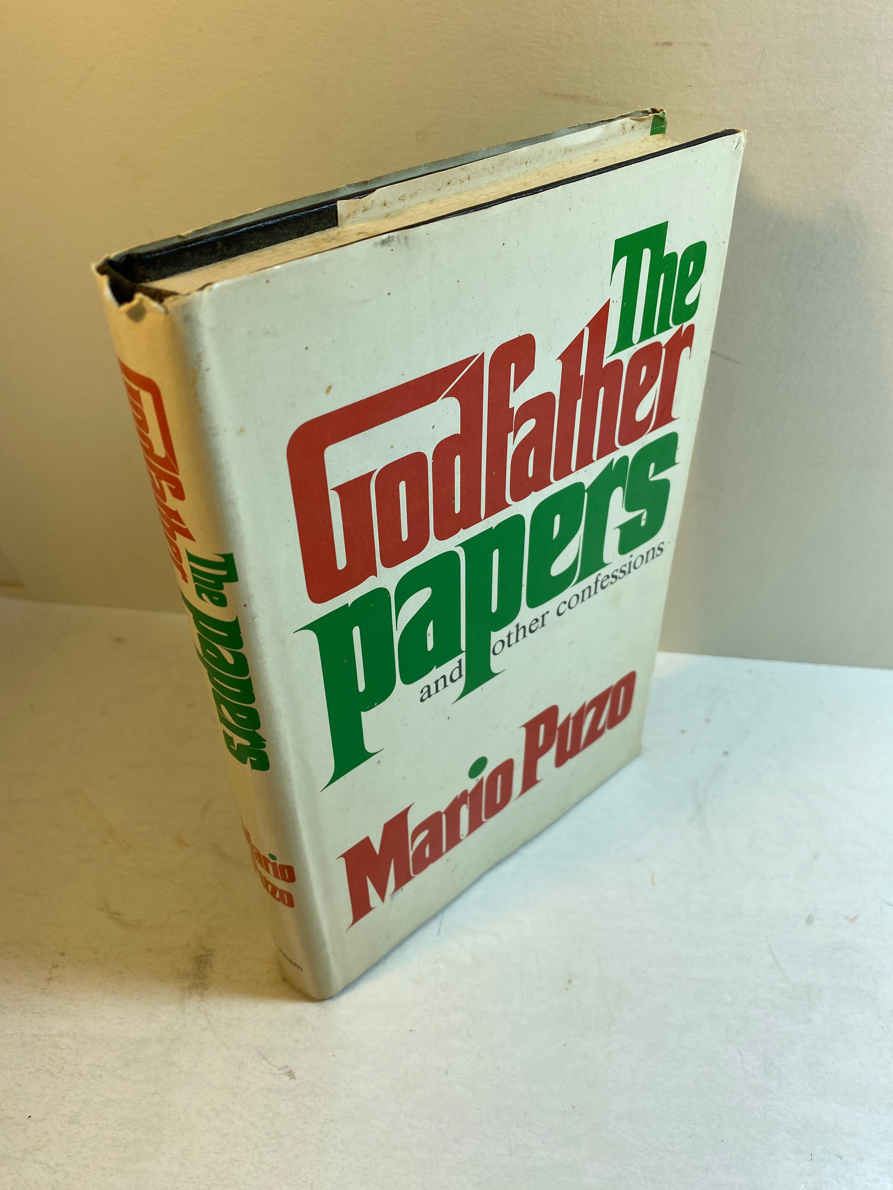 The Godfather Papers Mario Puzo HCDJ 1972