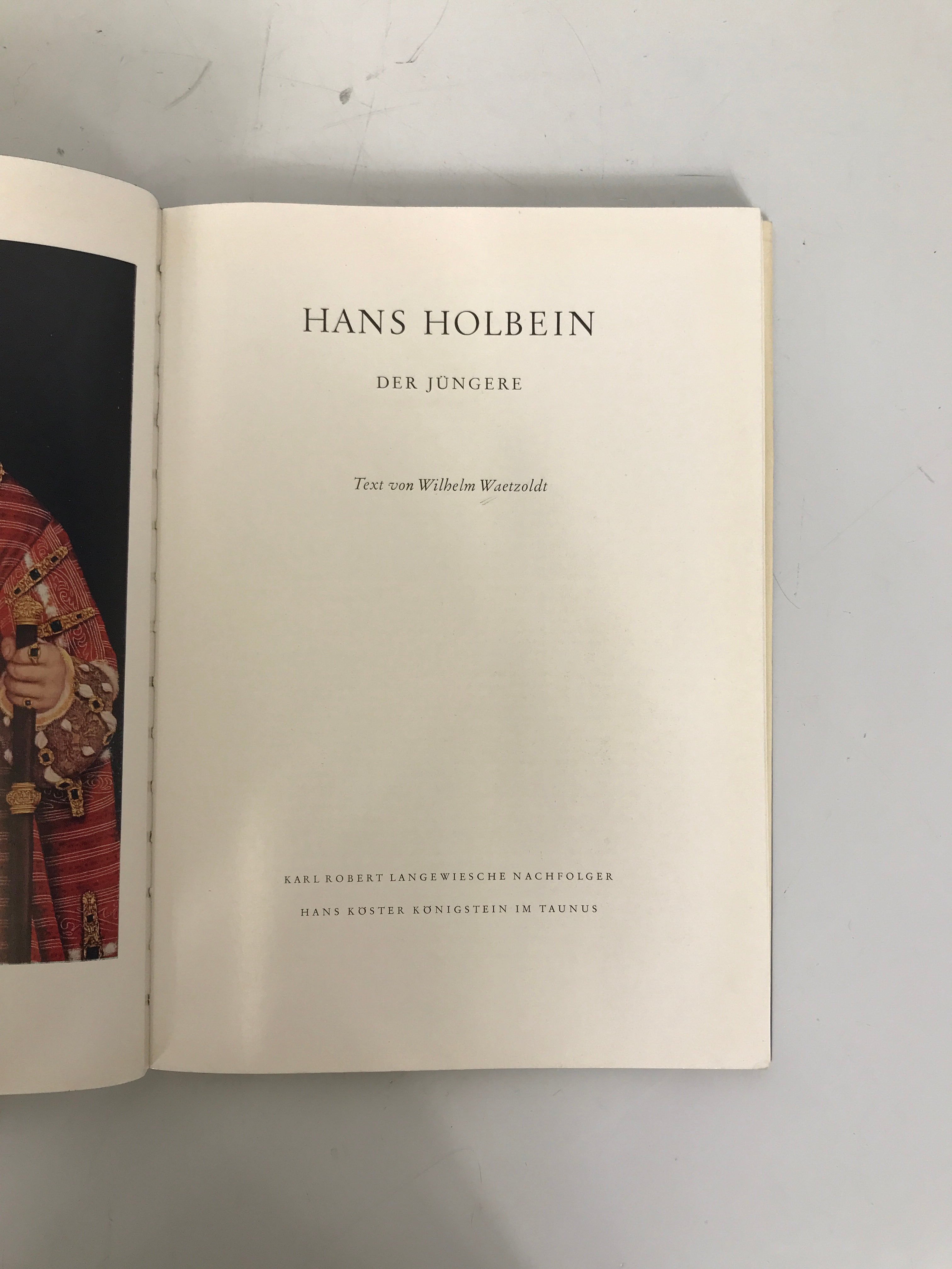 Lot of 2: German Language Artist Profiles Holbein & Durer 1958-60 SC Ex-Library