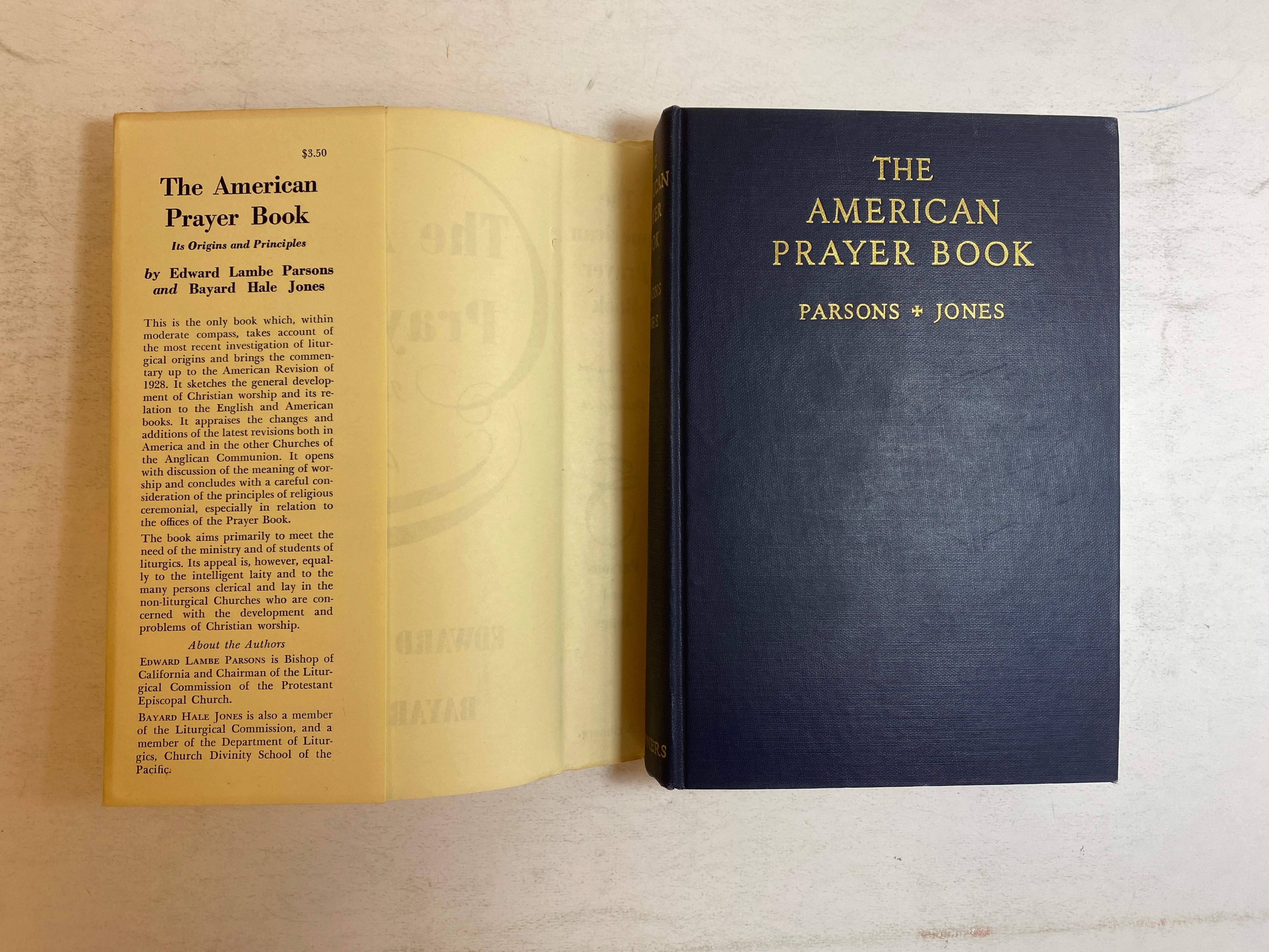The American Prayer Book by Parsons/Jones 1955 Vintage HC DJ