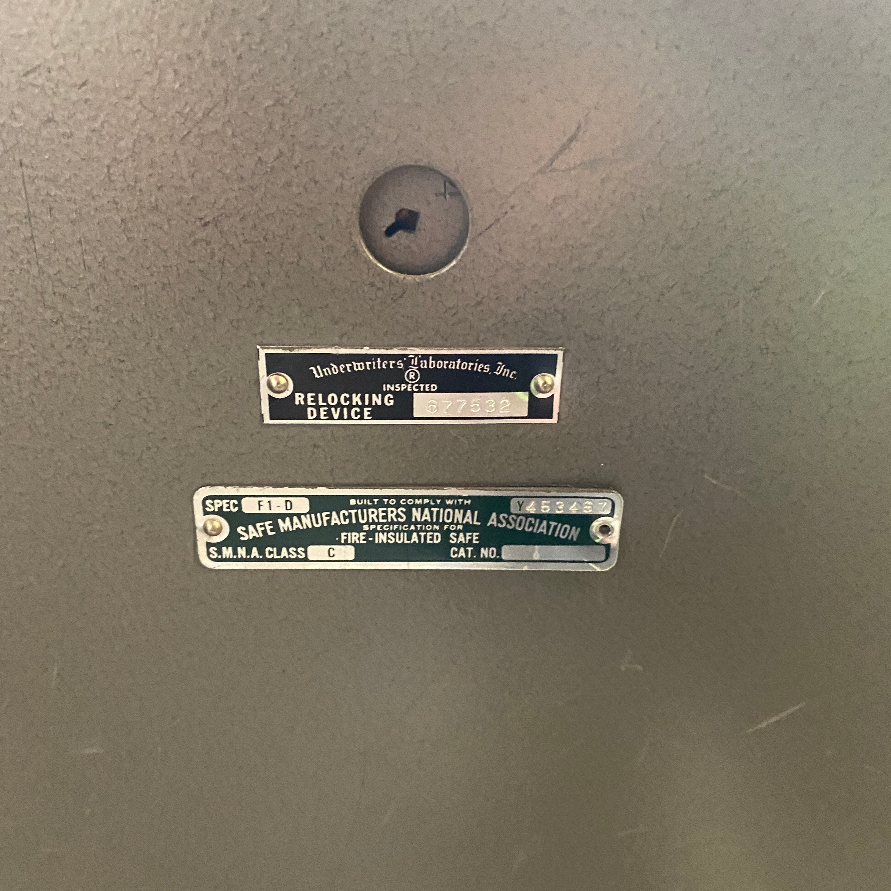 Diebold Incorporated Steel Combination Safe